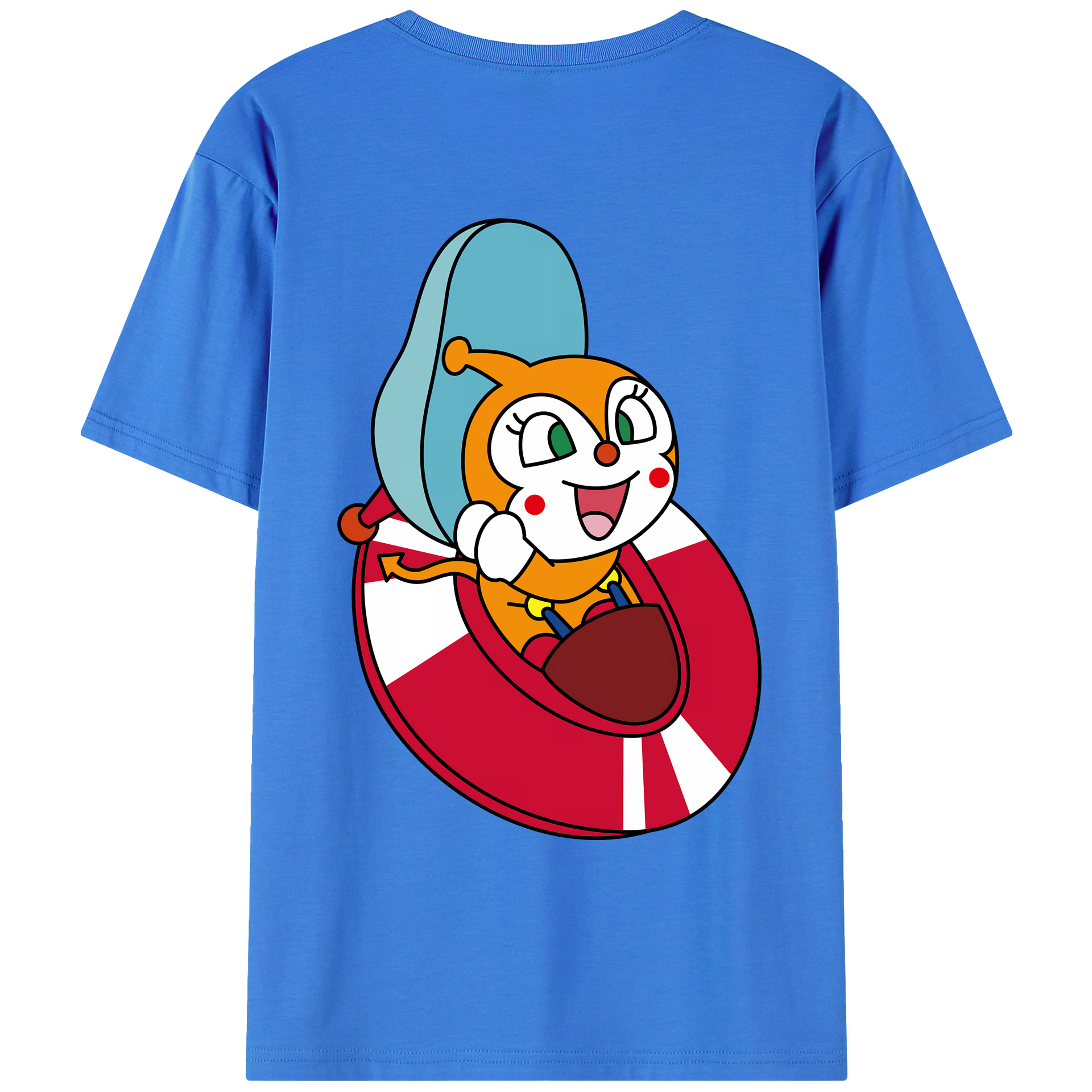 （画像用） アンパンマン Anpanman 綿100％ メンズ半袖Tシャツ（バックプリント） 通気性