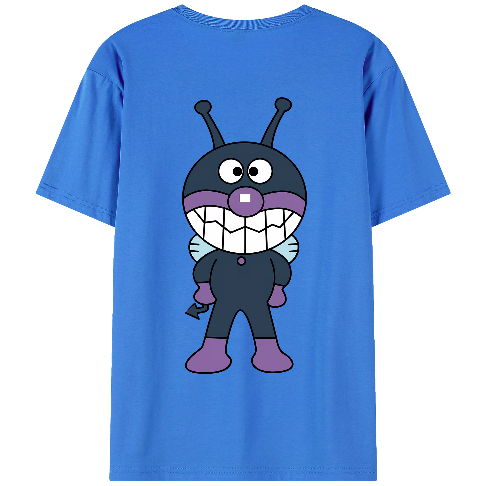（画像用） アンパンマン Anpanman 綿100％ メンズ半袖Tシャツ（バックプリント） 通気性