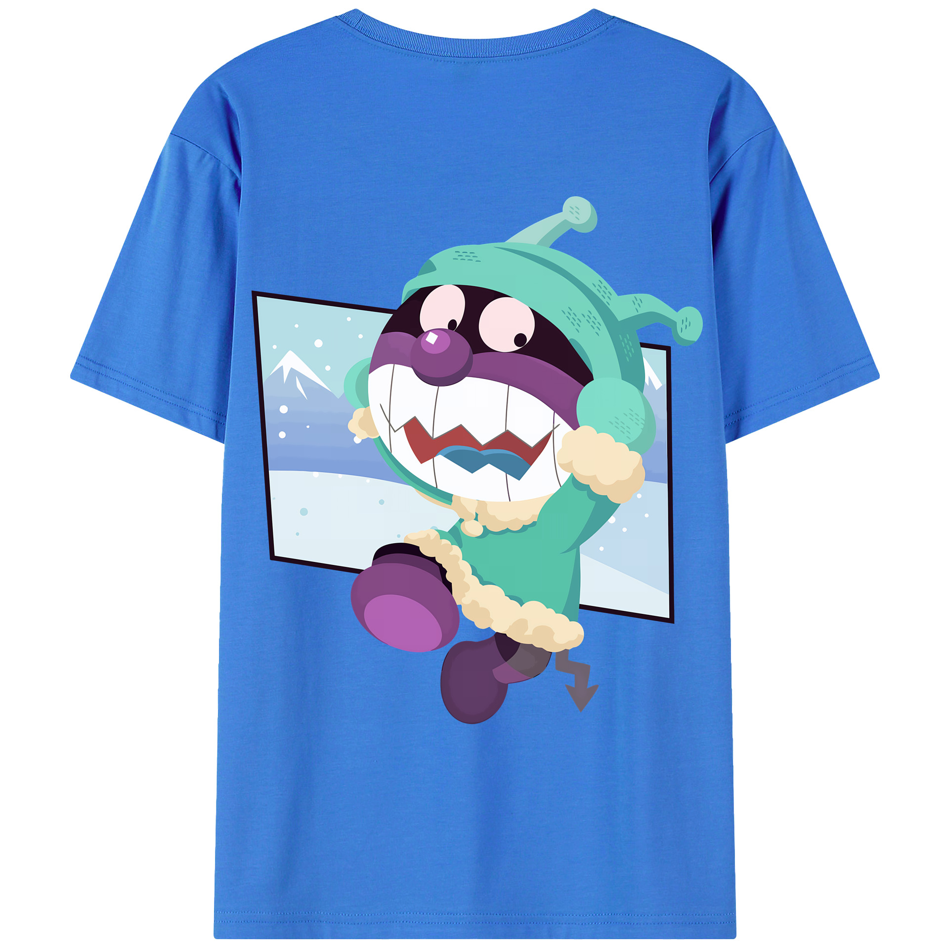 （画像用） アンパンマン Anpanman 綿100％ メンズ半袖Tシャツ（バックプリント） 通気性