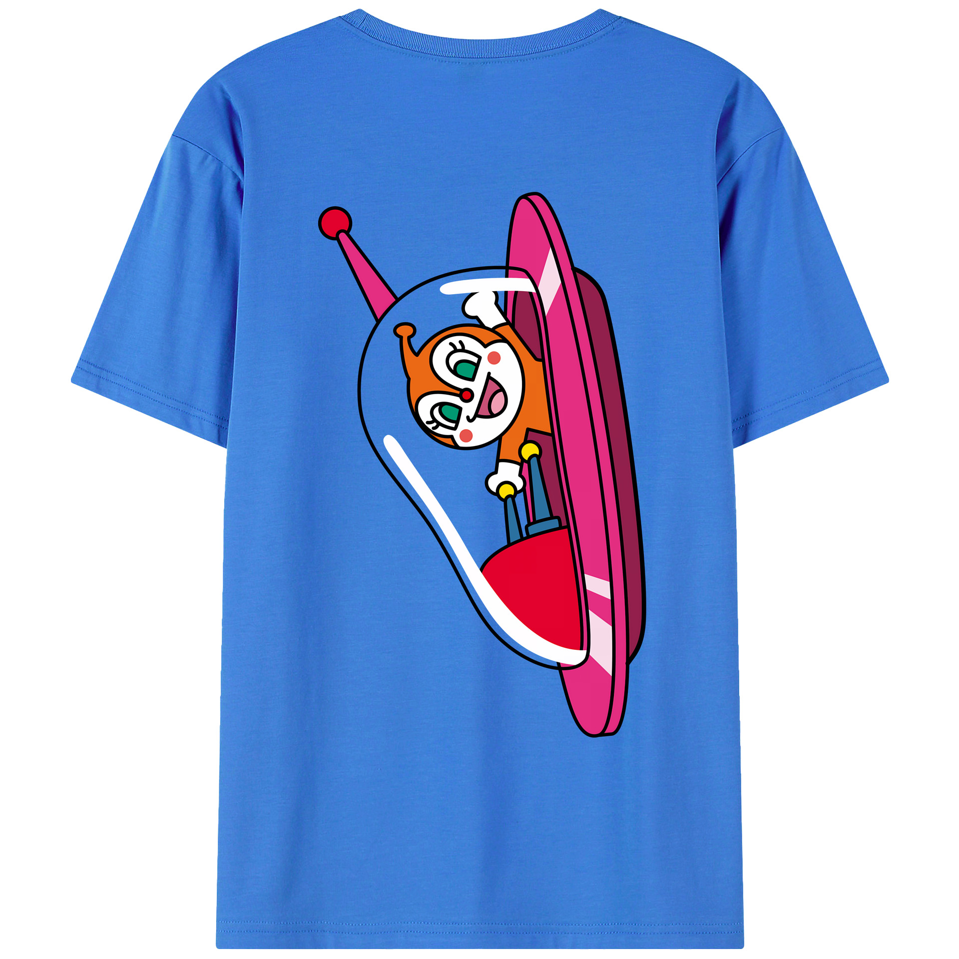 （画像用） アンパンマン Anpanman 綿100％ メンズ半袖Tシャツ（バックプリント） 通気性