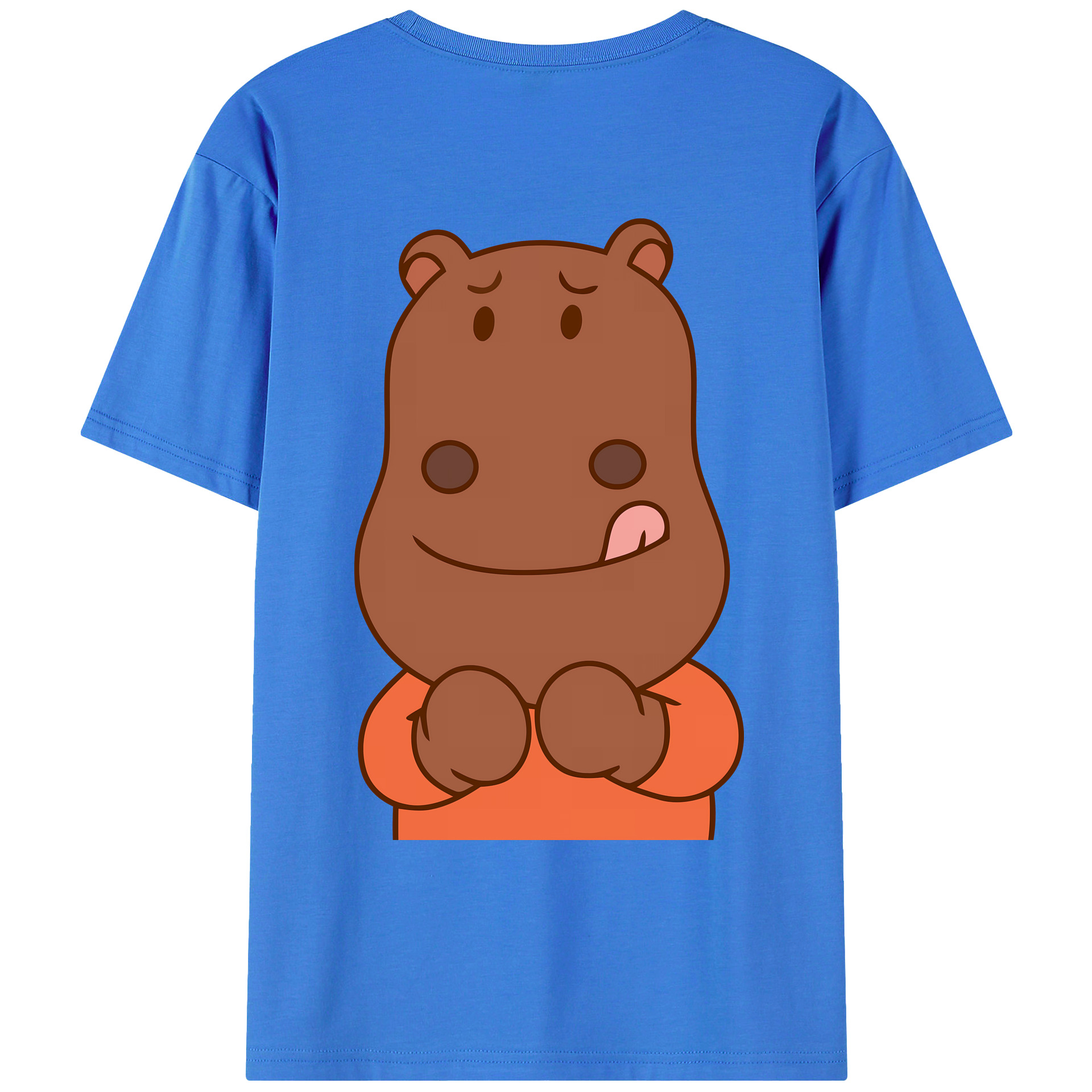 （画像用） アンパンマン Anpanman 綿100％ メンズ半袖Tシャツ（バックプリント） 通気性