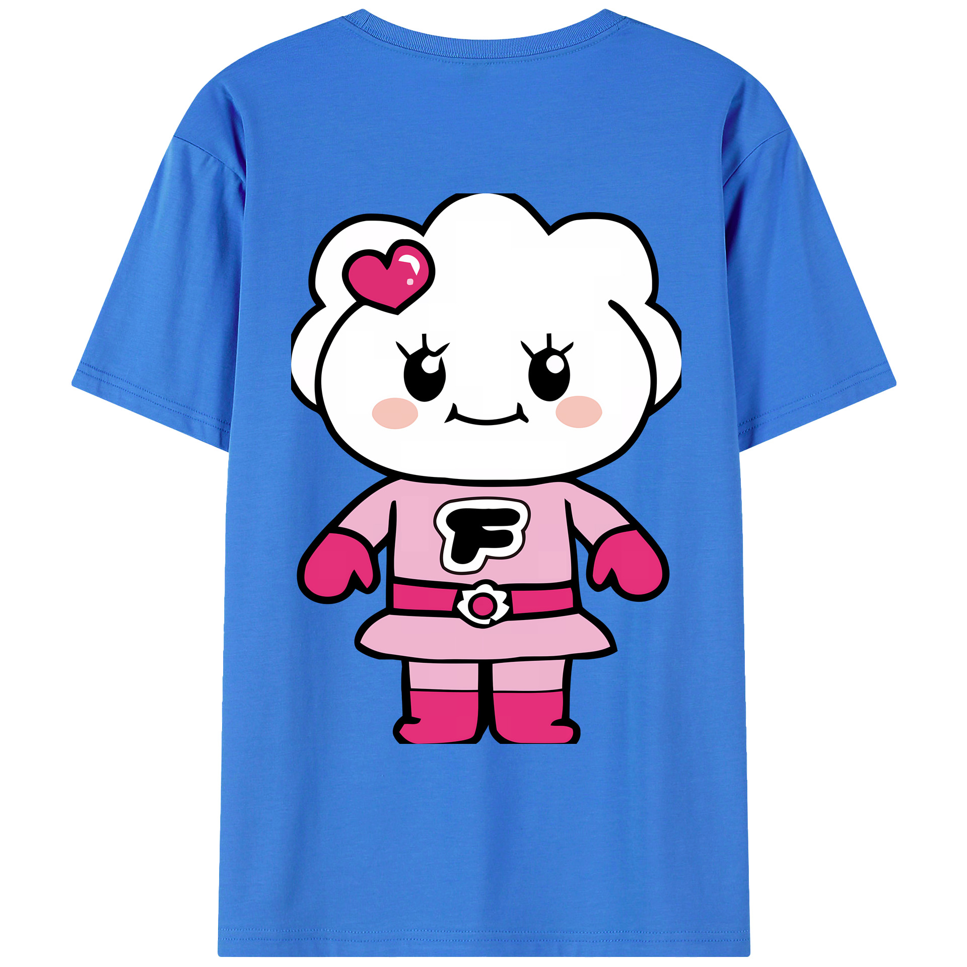 （画像用） アンパンマン Anpanman 綿100％ メンズ半袖Tシャツ（バックプリント） 通気性