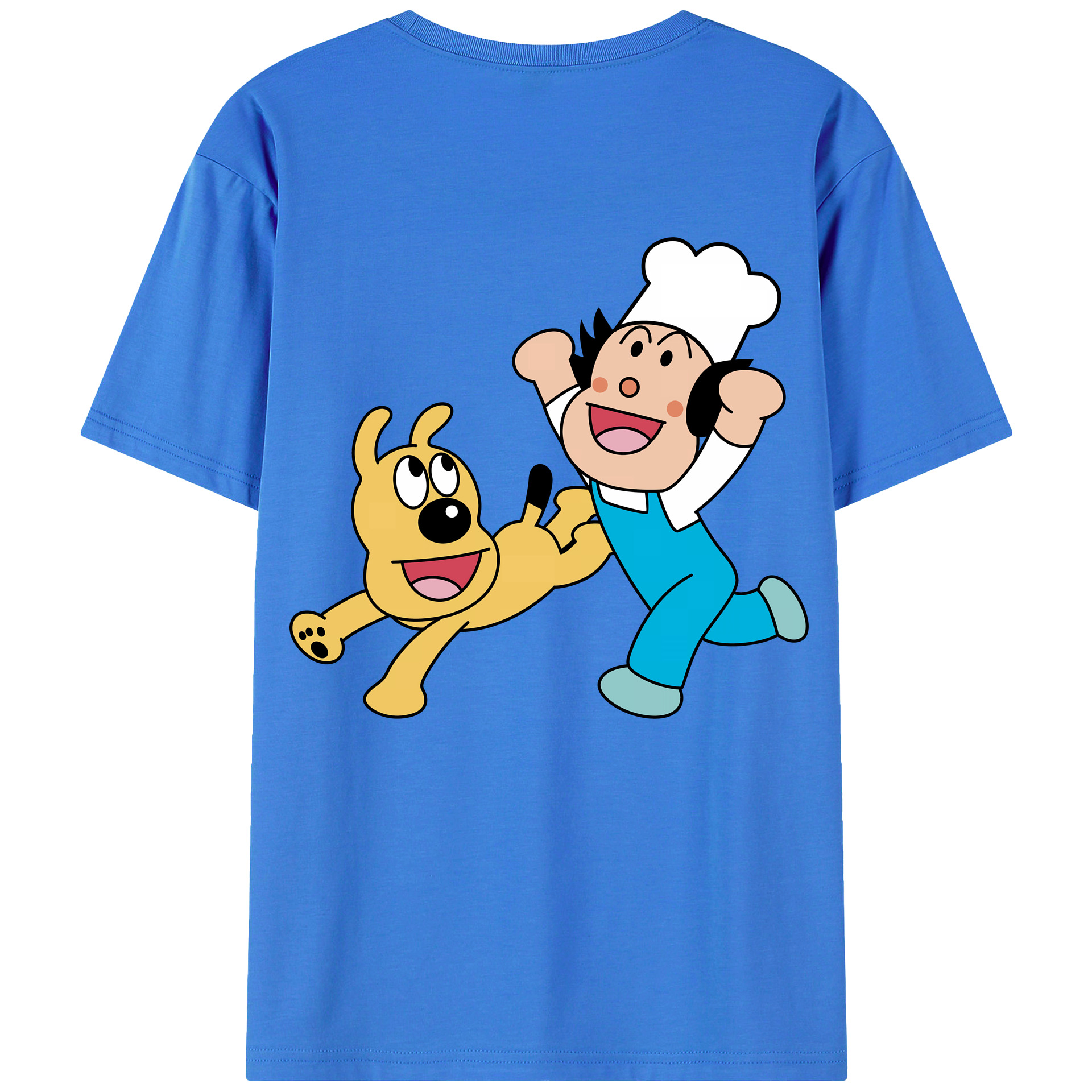 （画像用） アンパンマン Anpanman 綿100％ メンズ半袖Tシャツ（バックプリント） 通気性