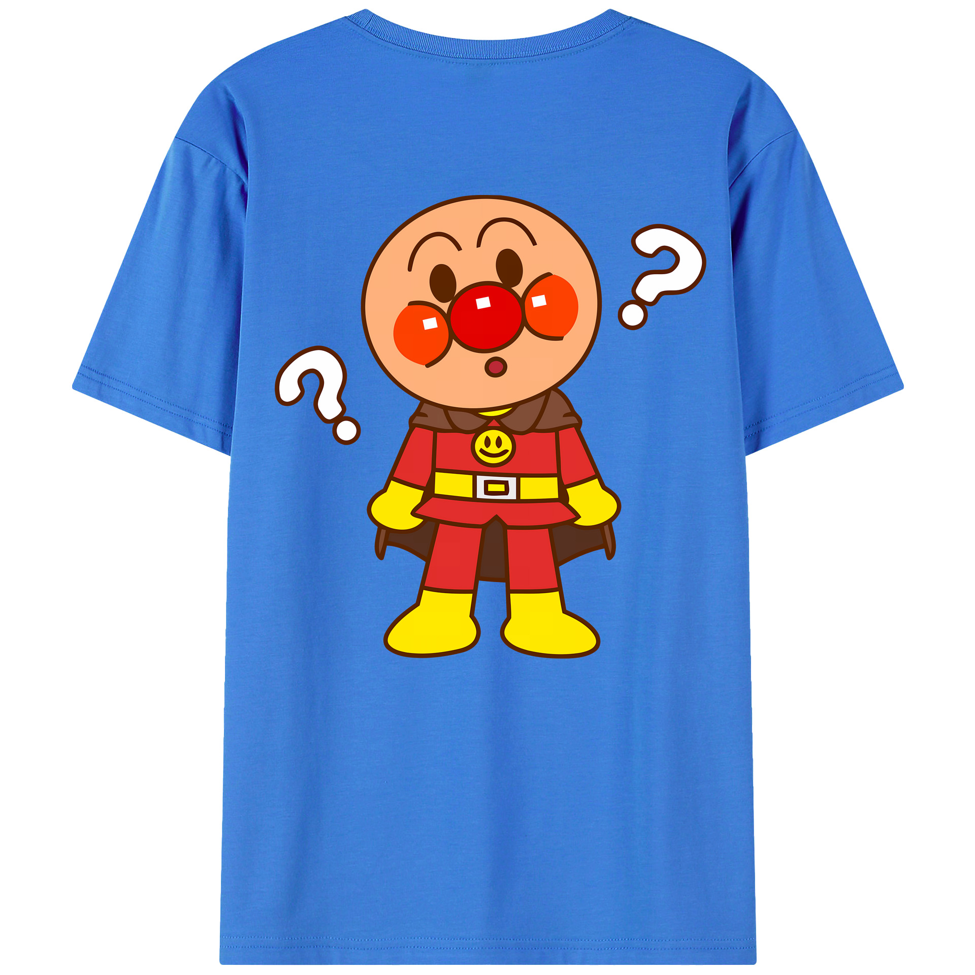 （画像用） アンパンマン Anpanman 綿100％ メンズ半袖Tシャツ（バックプリント） 通気性
