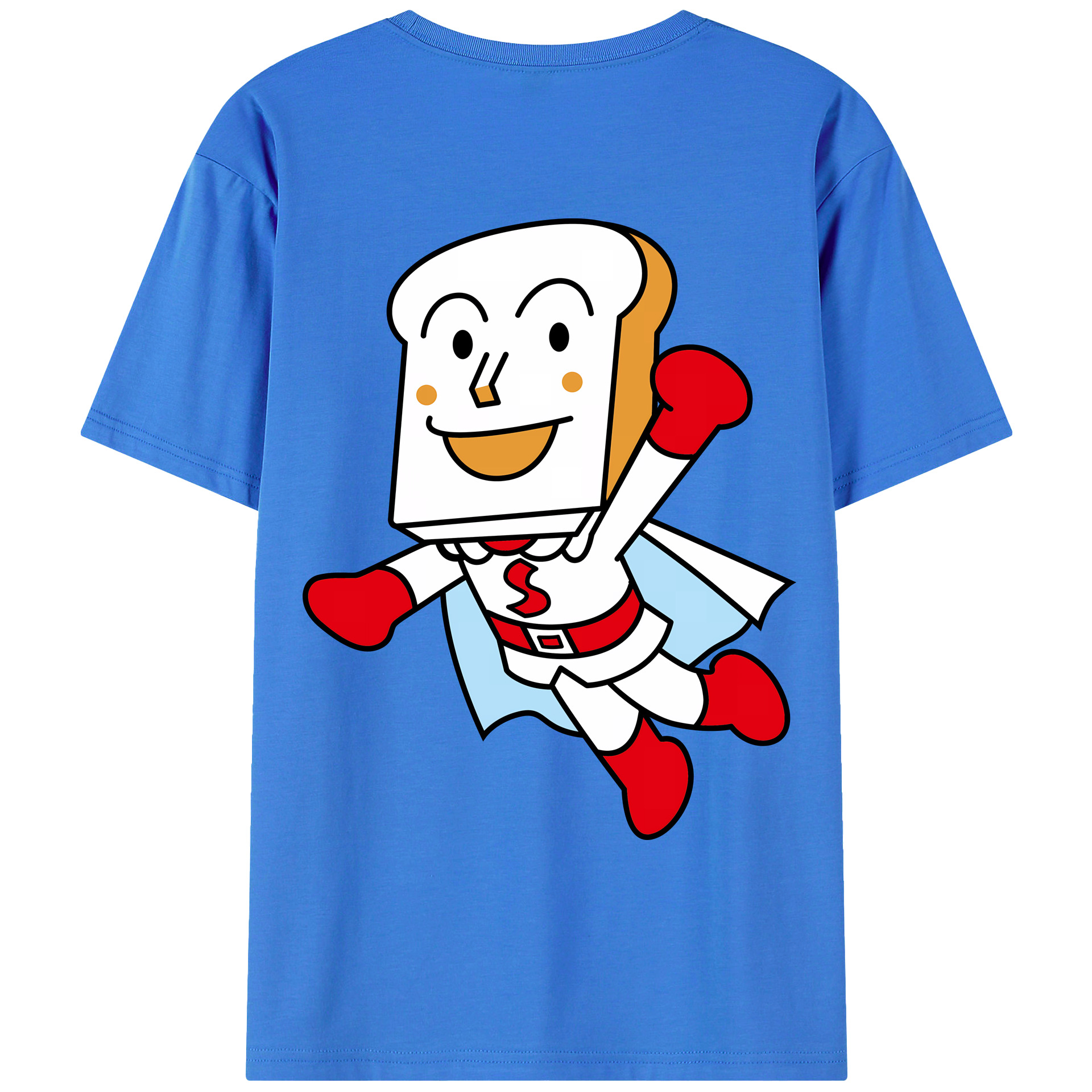 （画像用） アンパンマン Anpanman 綿100％ メンズ半袖Tシャツ（バックプリント） 通気性