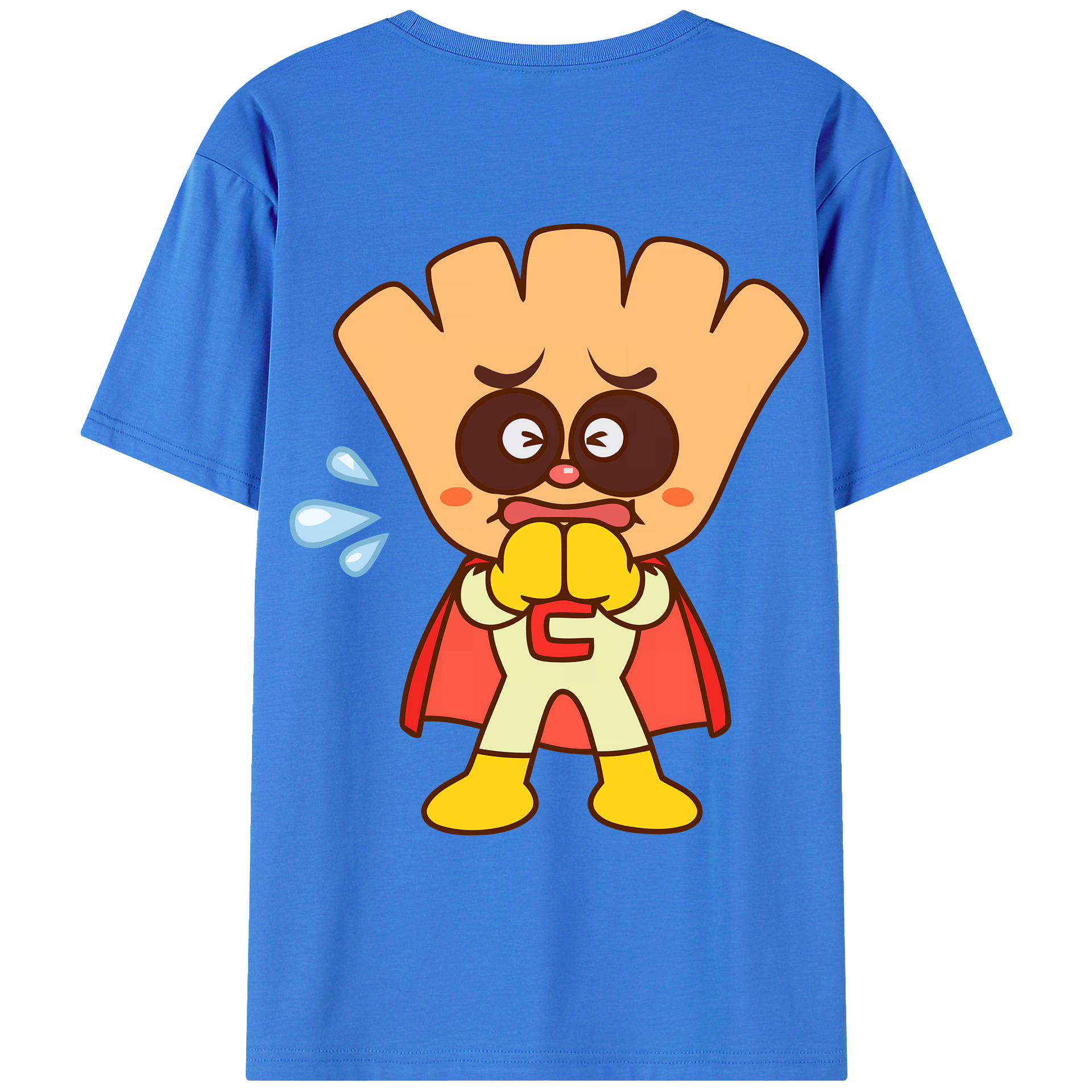 （画像用） アンパンマン Anpanman 綿100％ メンズ半袖Tシャツ（バックプリント） 通気性