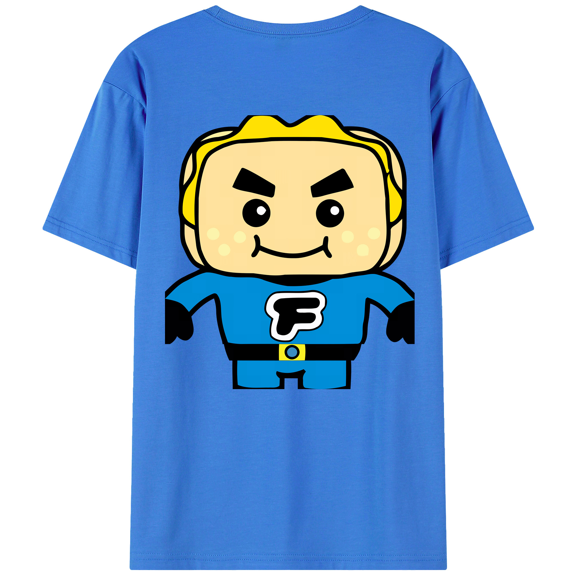 （画像用） アンパンマン Anpanman 綿100％ メンズ半袖Tシャツ（バックプリント） 通気性