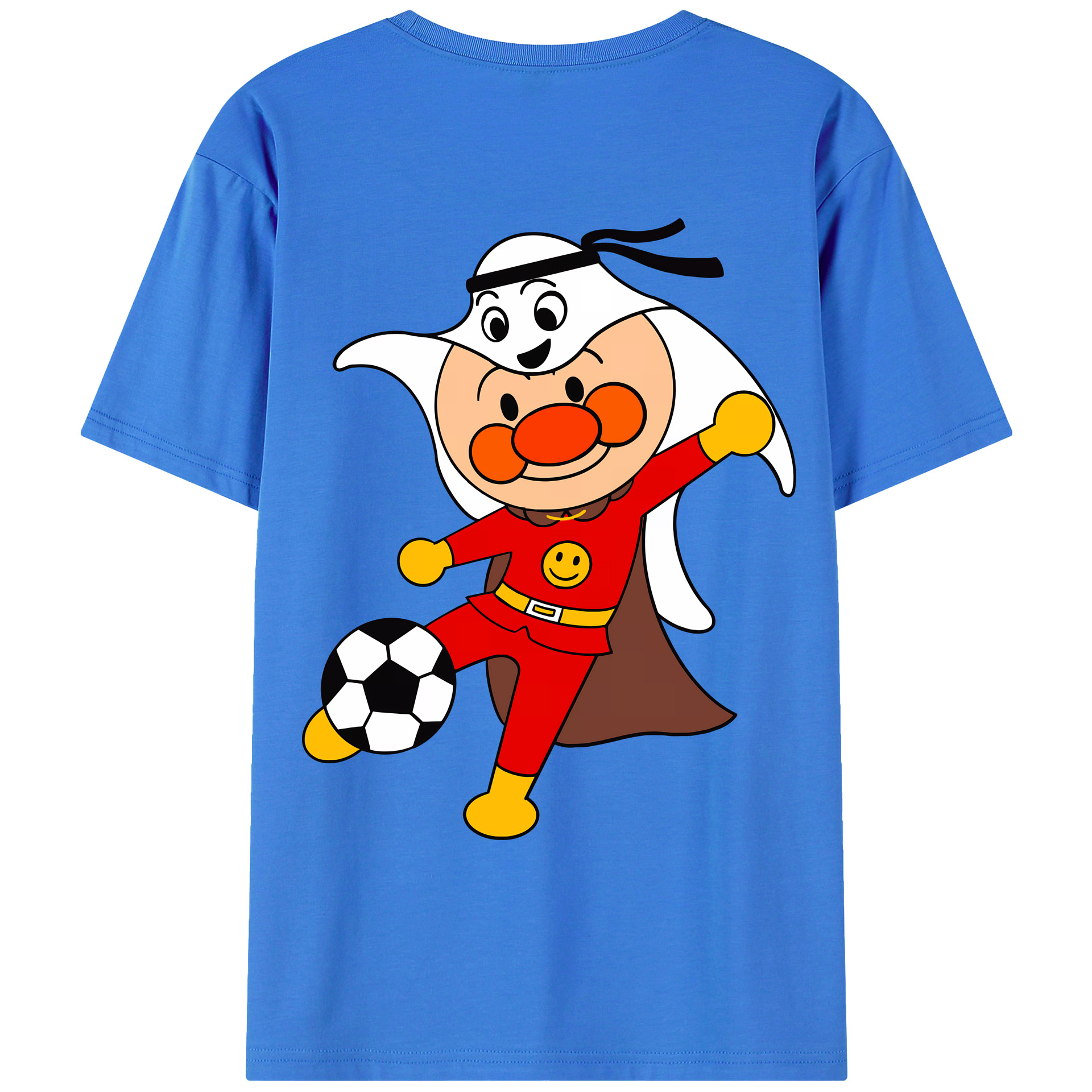 （画像用） アンパンマン Anpanman 綿100％ メンズ半袖Tシャツ（バックプリント） 通気性