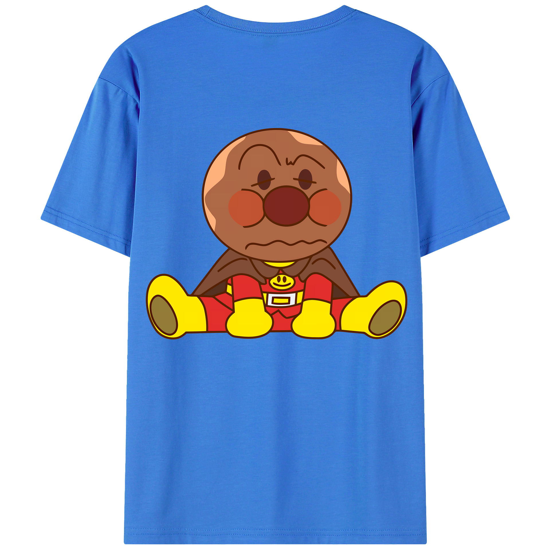 （画像用） アンパンマン Anpanman 綿100％ メンズ半袖Tシャツ（バックプリント） 通気性