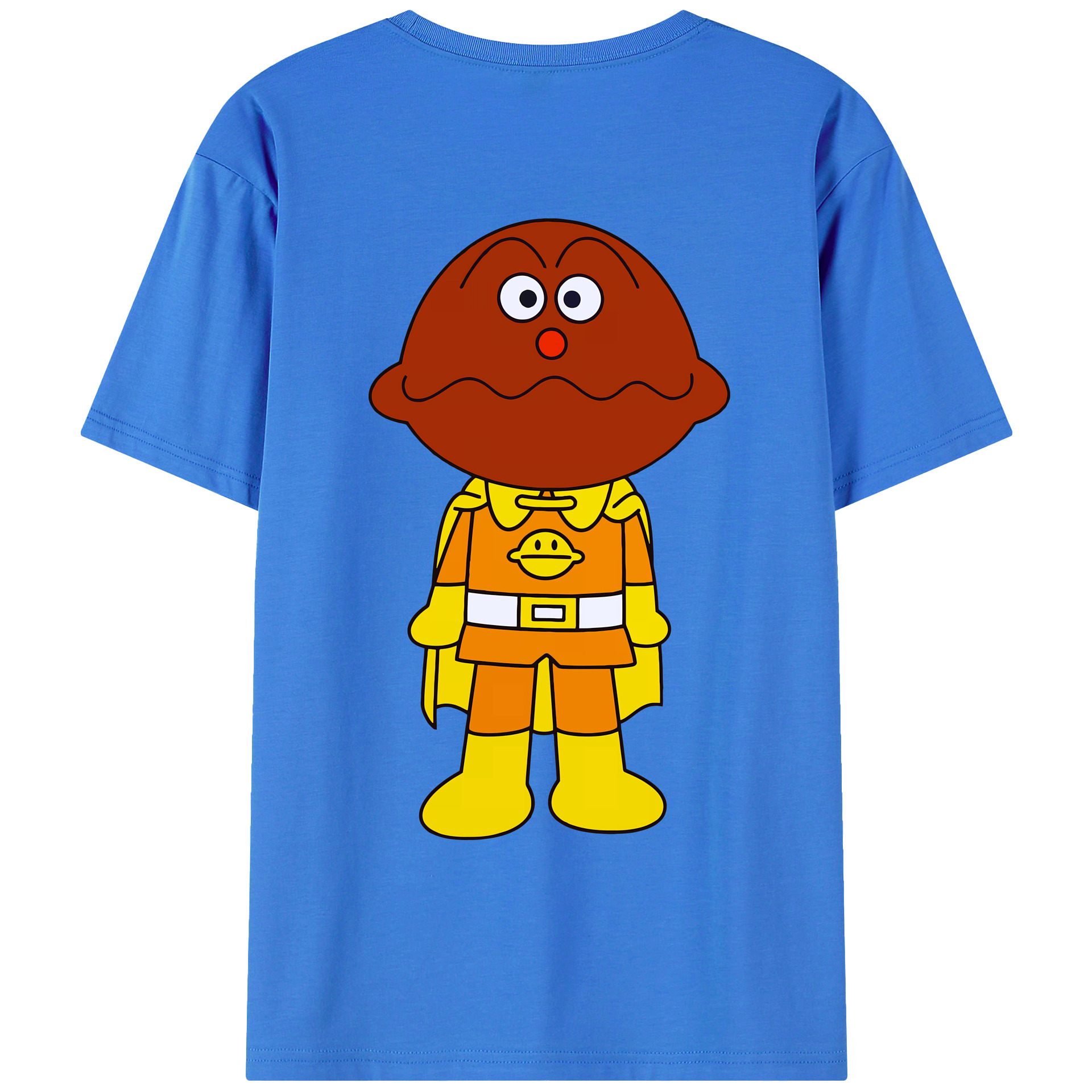 （画像用） アンパンマン Anpanman 綿100％ メンズ半袖Tシャツ（バックプリント） 通気性
