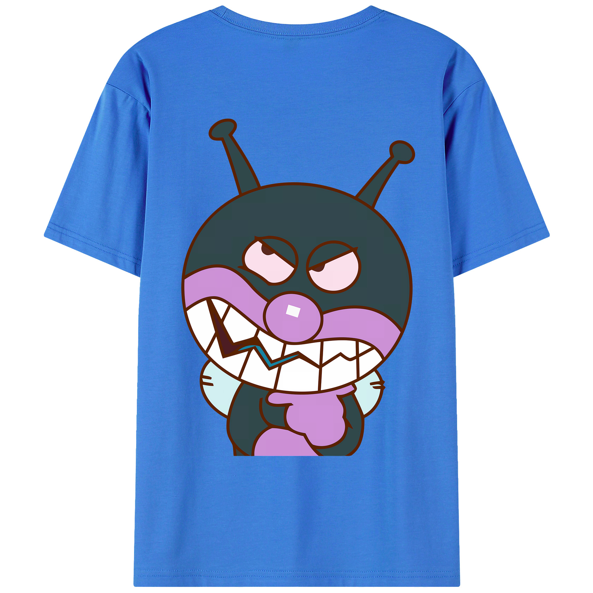 （画像用） アンパンマン Anpanman 綿100％ メンズ半袖Tシャツ（バックプリント） 通気性