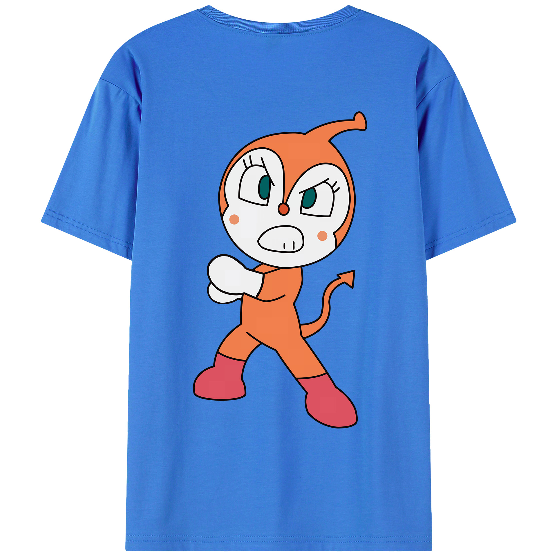 （画像用） アンパンマン Anpanman 綿100％ メンズ半袖Tシャツ（バックプリント） 通気性