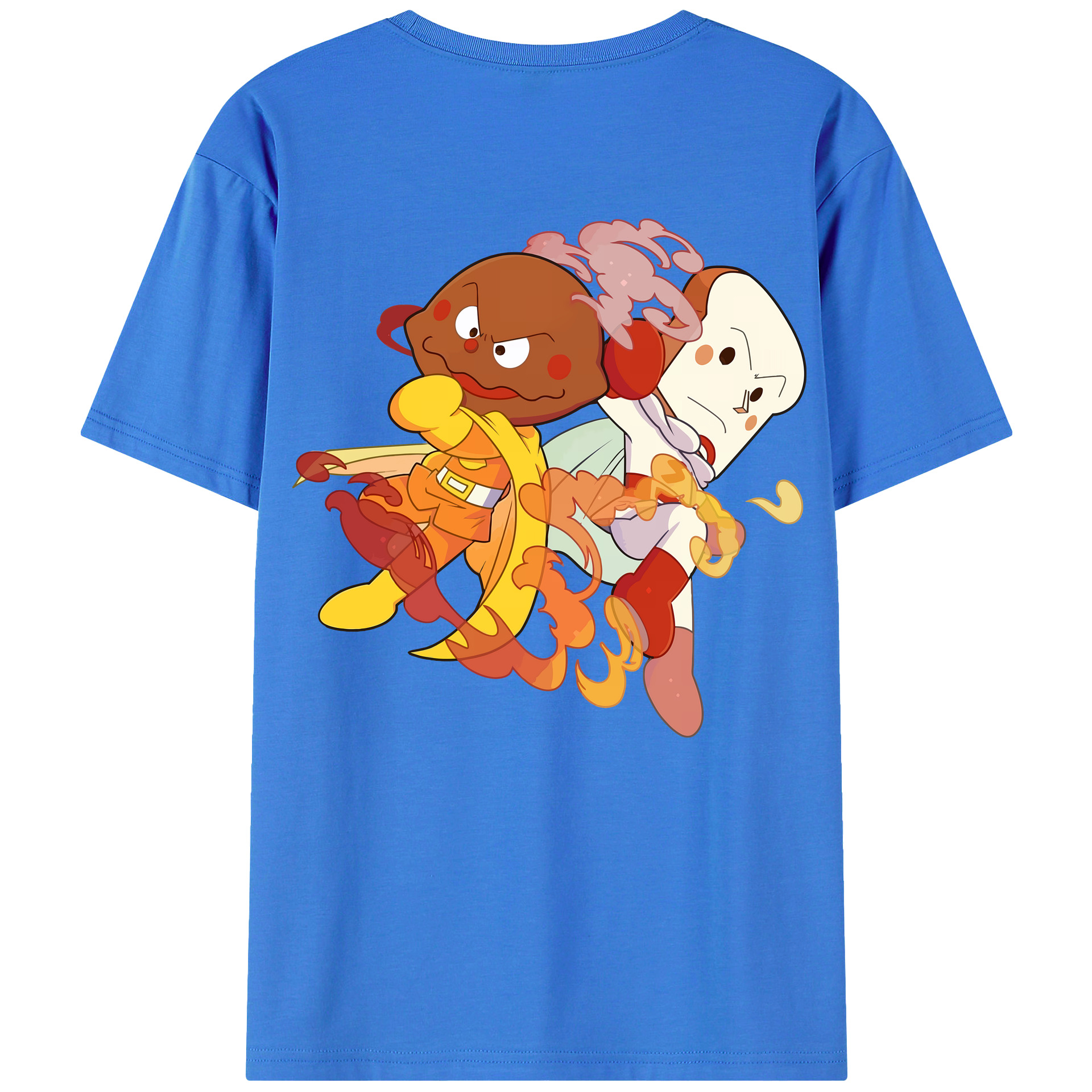 （画像用） アンパンマン Anpanman 綿100％ メンズ半袖Tシャツ（バックプリント） 通気性