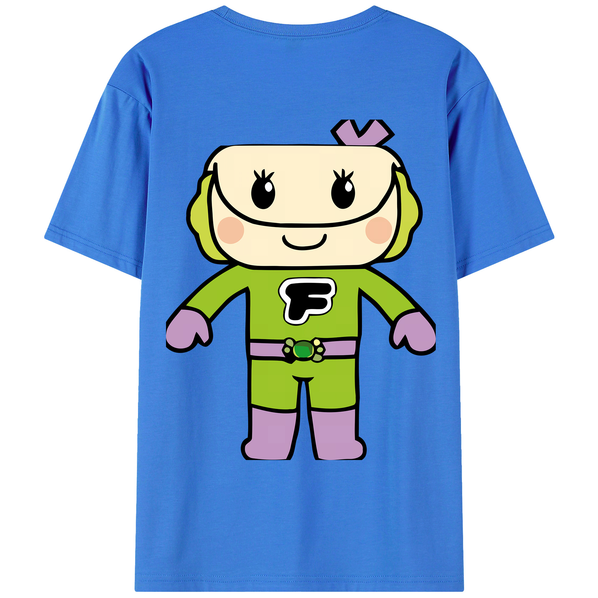（画像用） アンパンマン Anpanman 綿100％ メンズ半袖Tシャツ（バックプリント） 通気性
