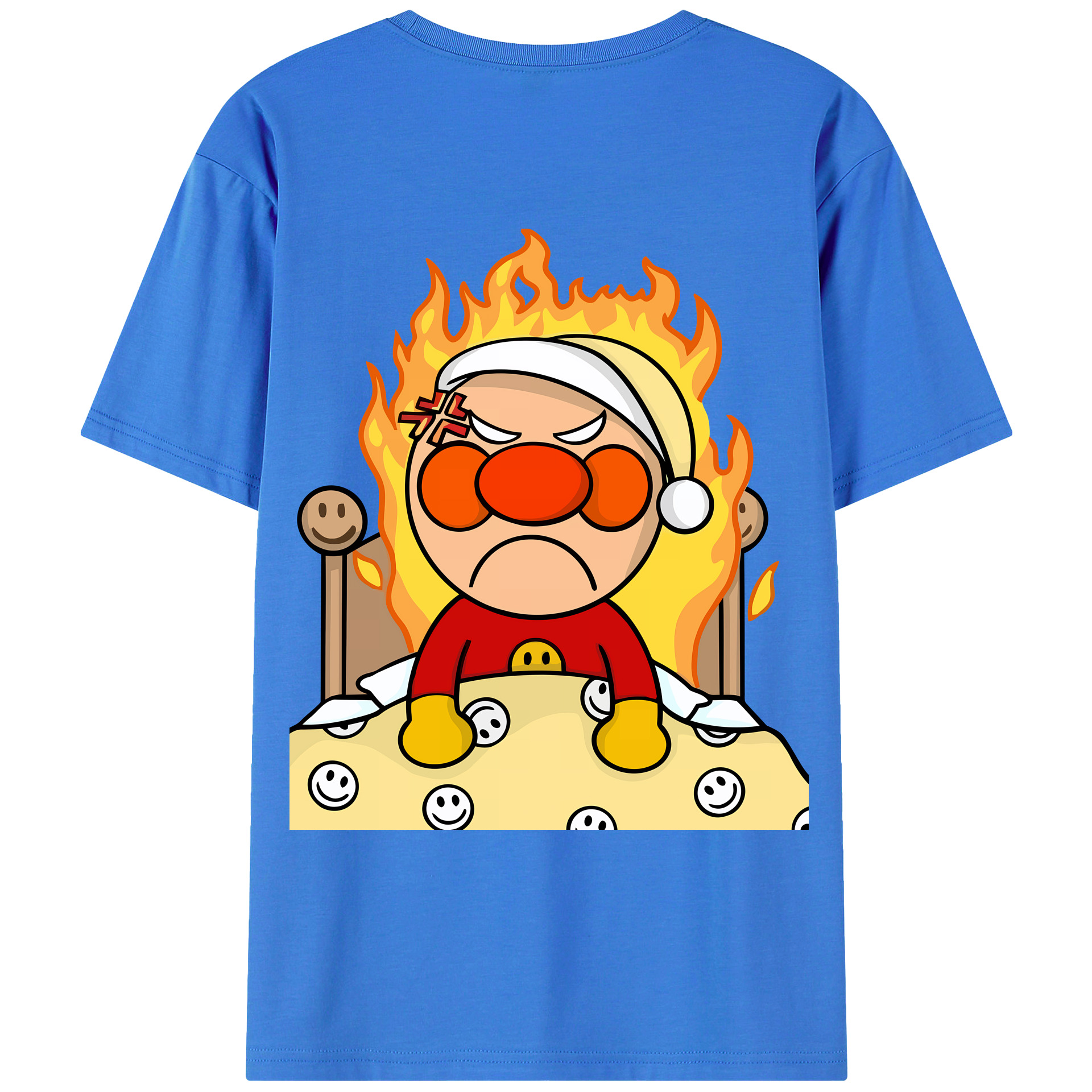 （画像用） アンパンマン Anpanman 綿100％ メンズ半袖Tシャツ（バックプリント） 通気性