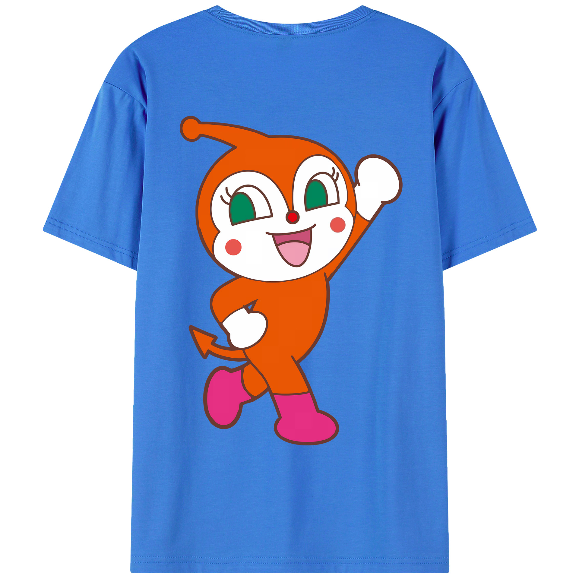 （画像用） アンパンマン Anpanman 綿100％ メンズ半袖Tシャツ（バックプリント） 通気性