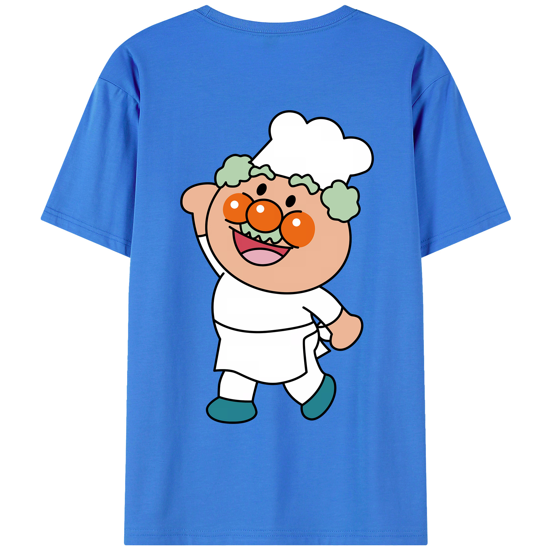 （画像用） アンパンマン Anpanman 綿100％ メンズ半袖Tシャツ（バックプリント） 通気性
