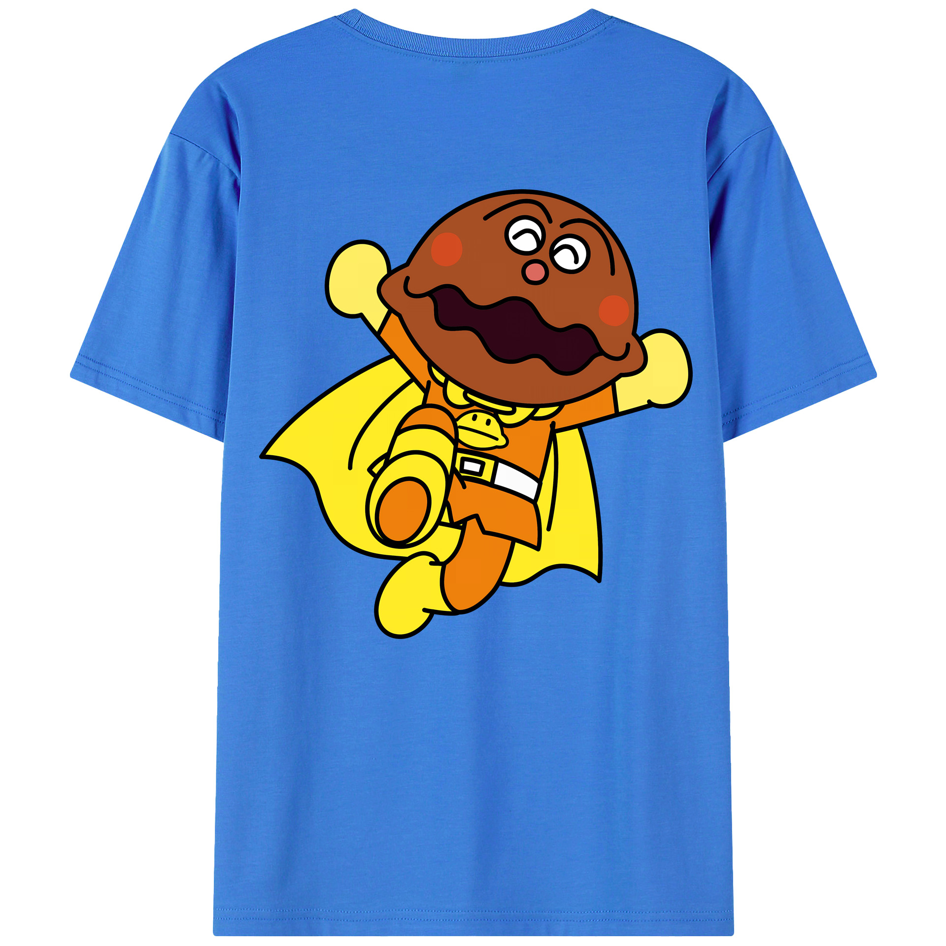 （画像用） アンパンマン Anpanman 綿100％ メンズ半袖Tシャツ（バックプリント） 通気性
