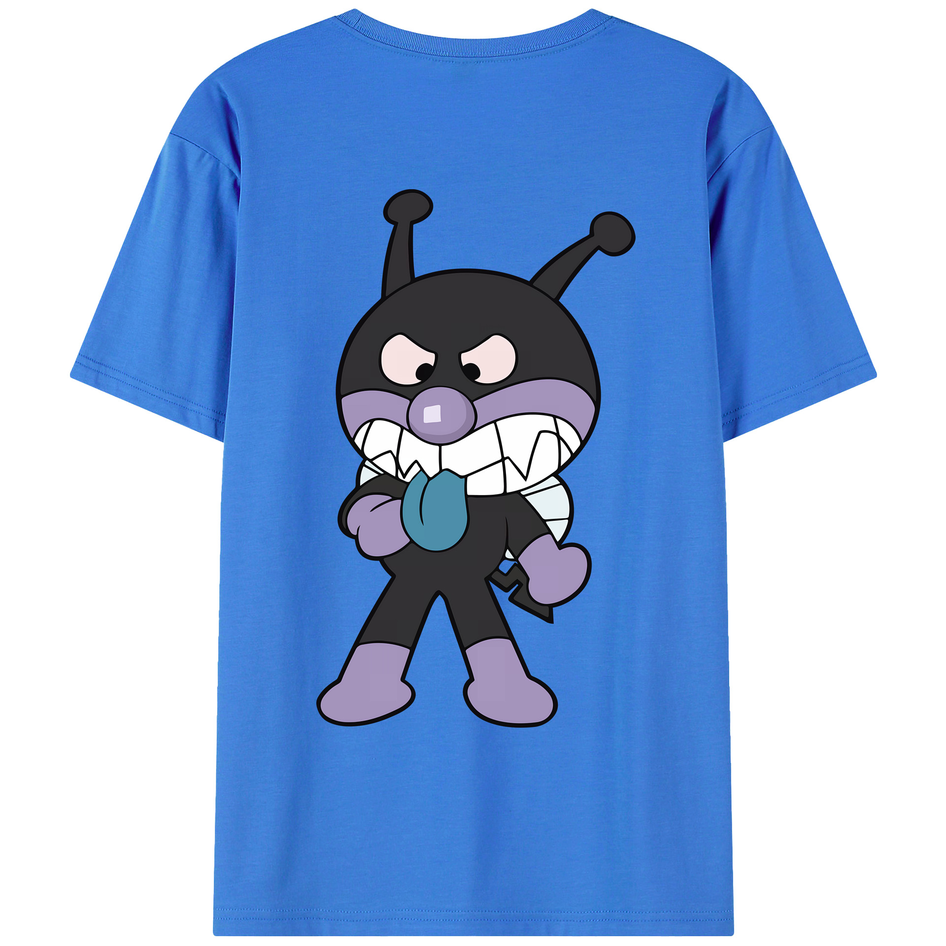 （画像用） アンパンマン Anpanman 綿100％ メンズ半袖Tシャツ（バックプリント） 通気性