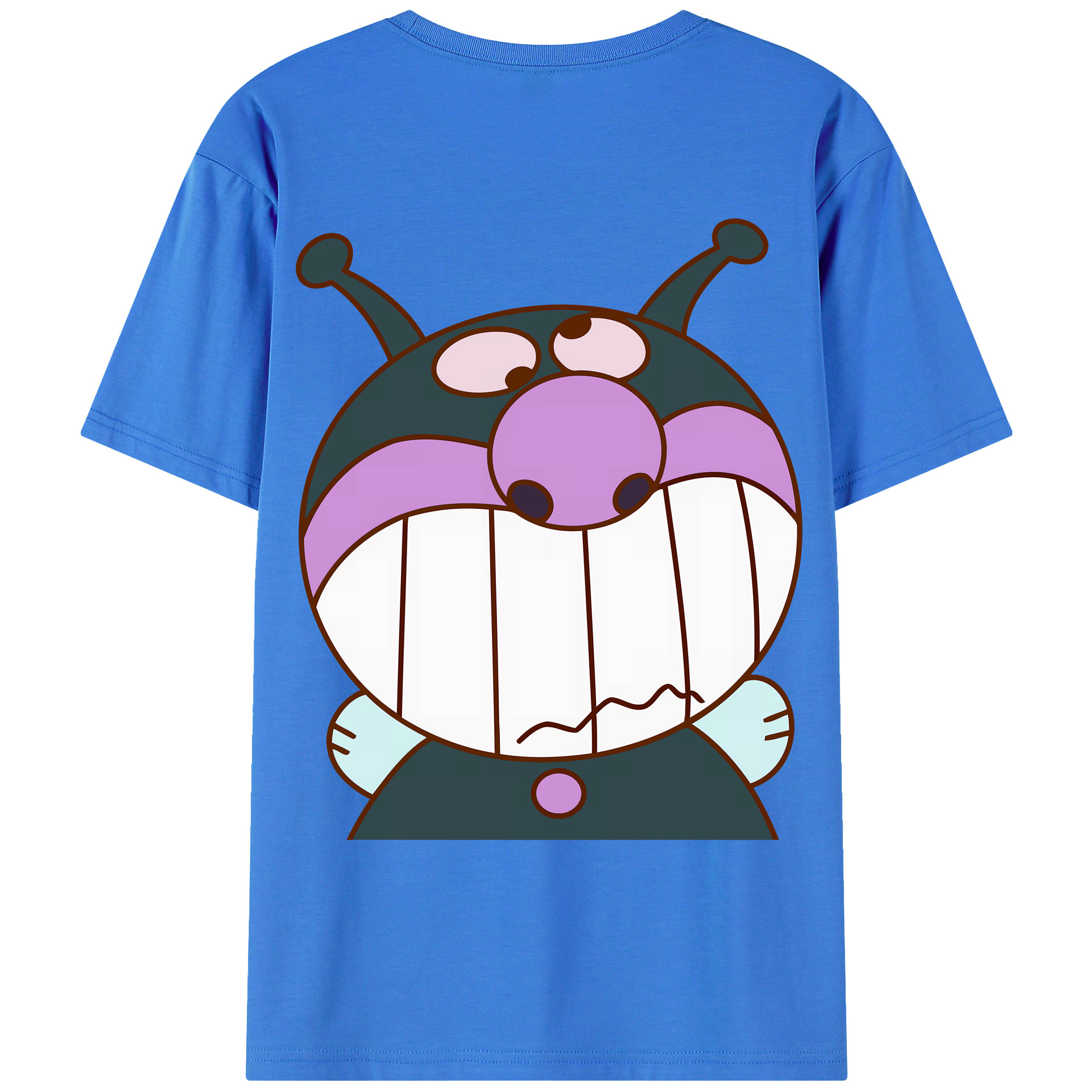 （画像用） アンパンマン Anpanman 綿100％ メンズ半袖Tシャツ（バックプリント） 通気性