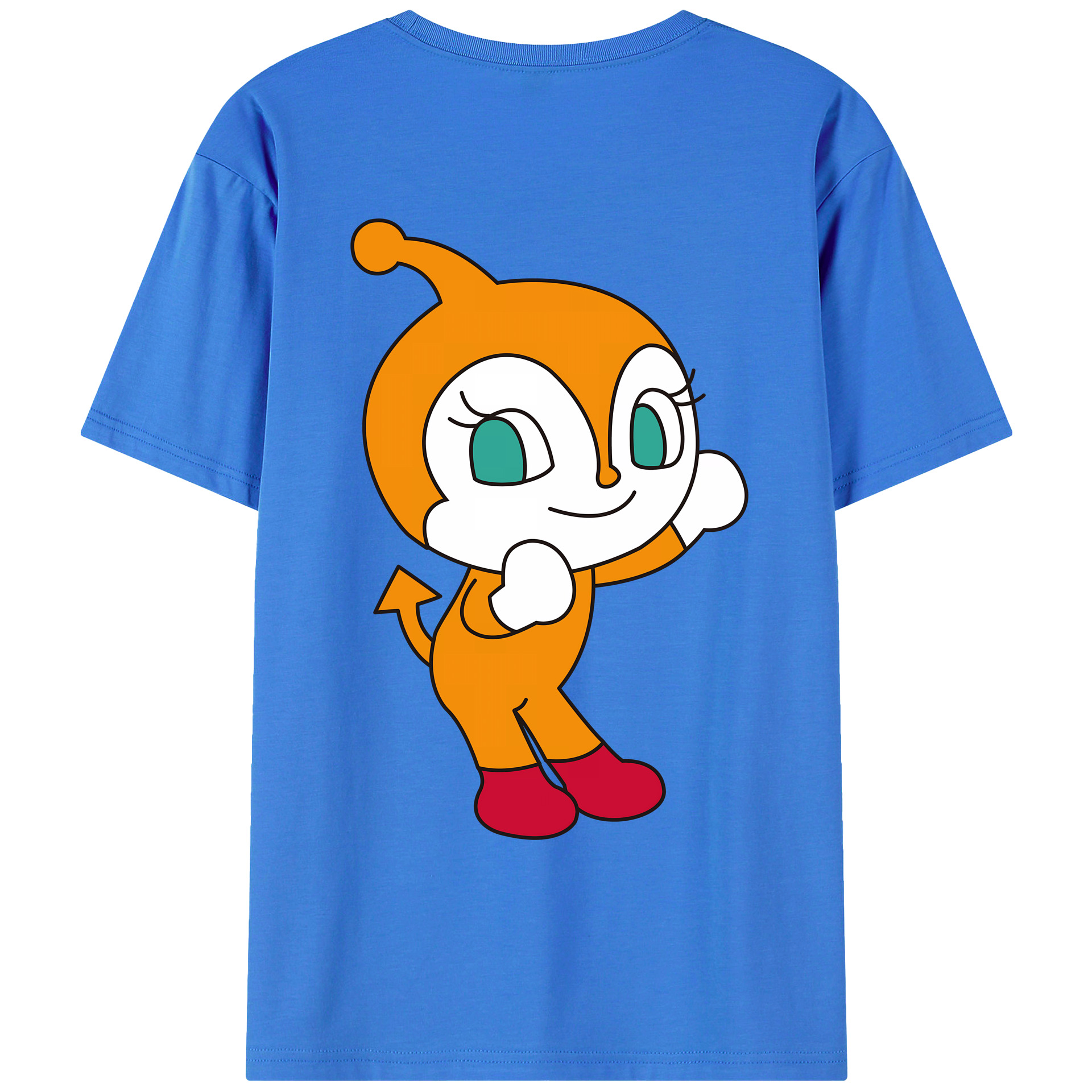 （画像用） アンパンマン Anpanman 綿100％ メンズ半袖Tシャツ（バックプリント） 通気性