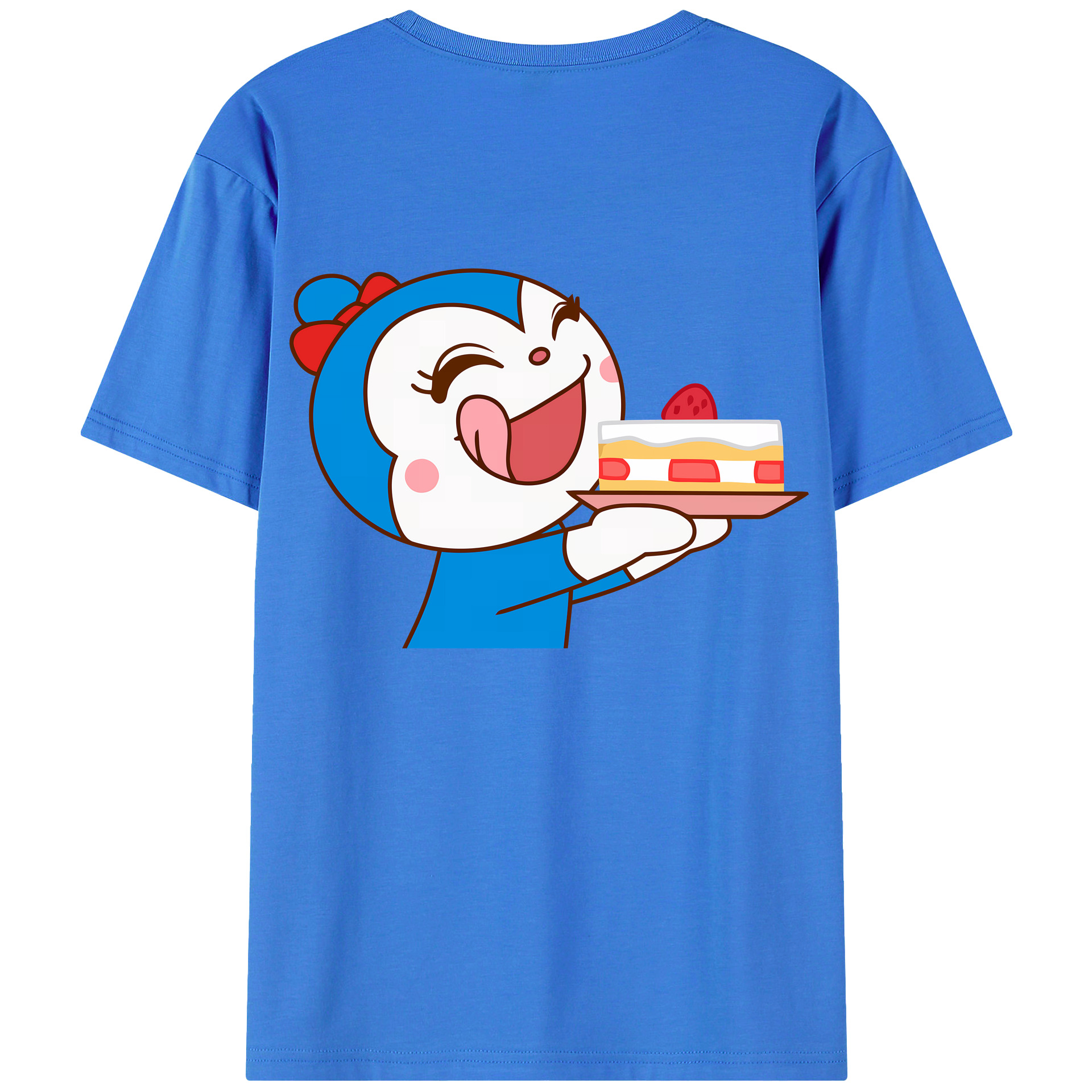 （画像用） アンパンマン Anpanman 綿100％ メンズ半袖Tシャツ（バックプリント） 通気性