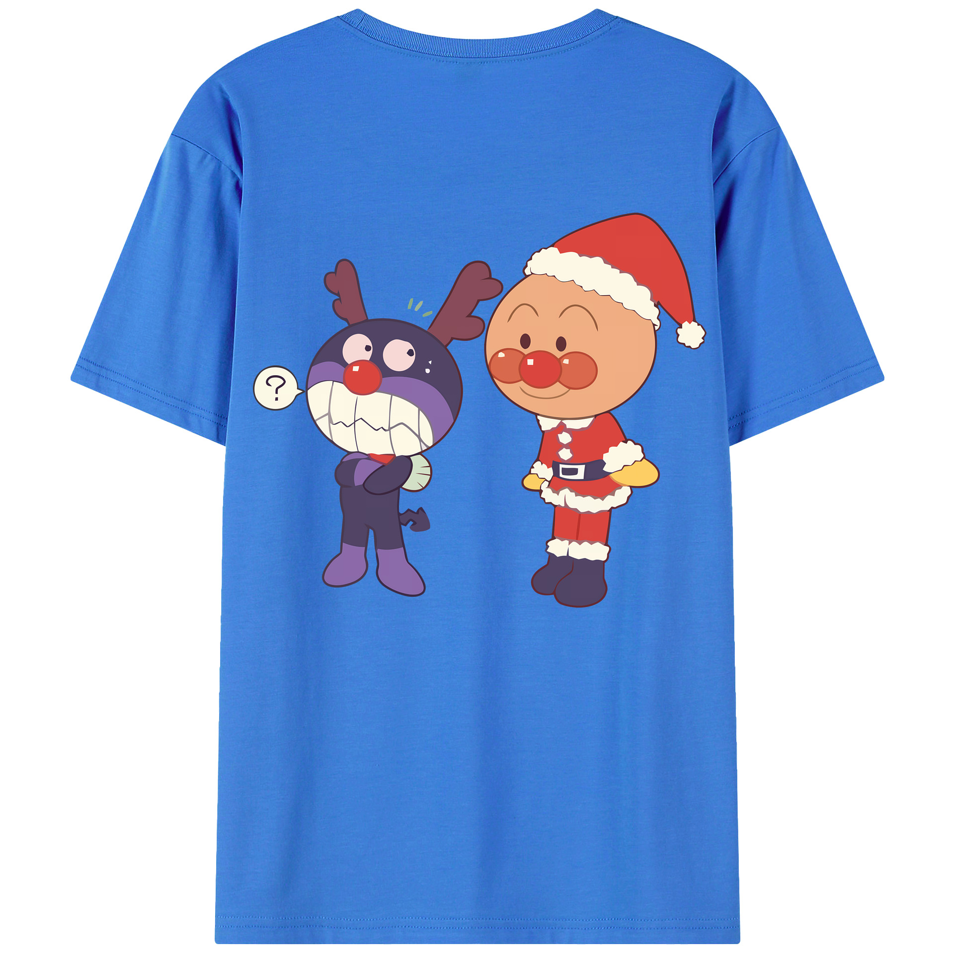 （画像用） アンパンマン Anpanman 綿100％ メンズ半袖Tシャツ（バックプリント） 通気性