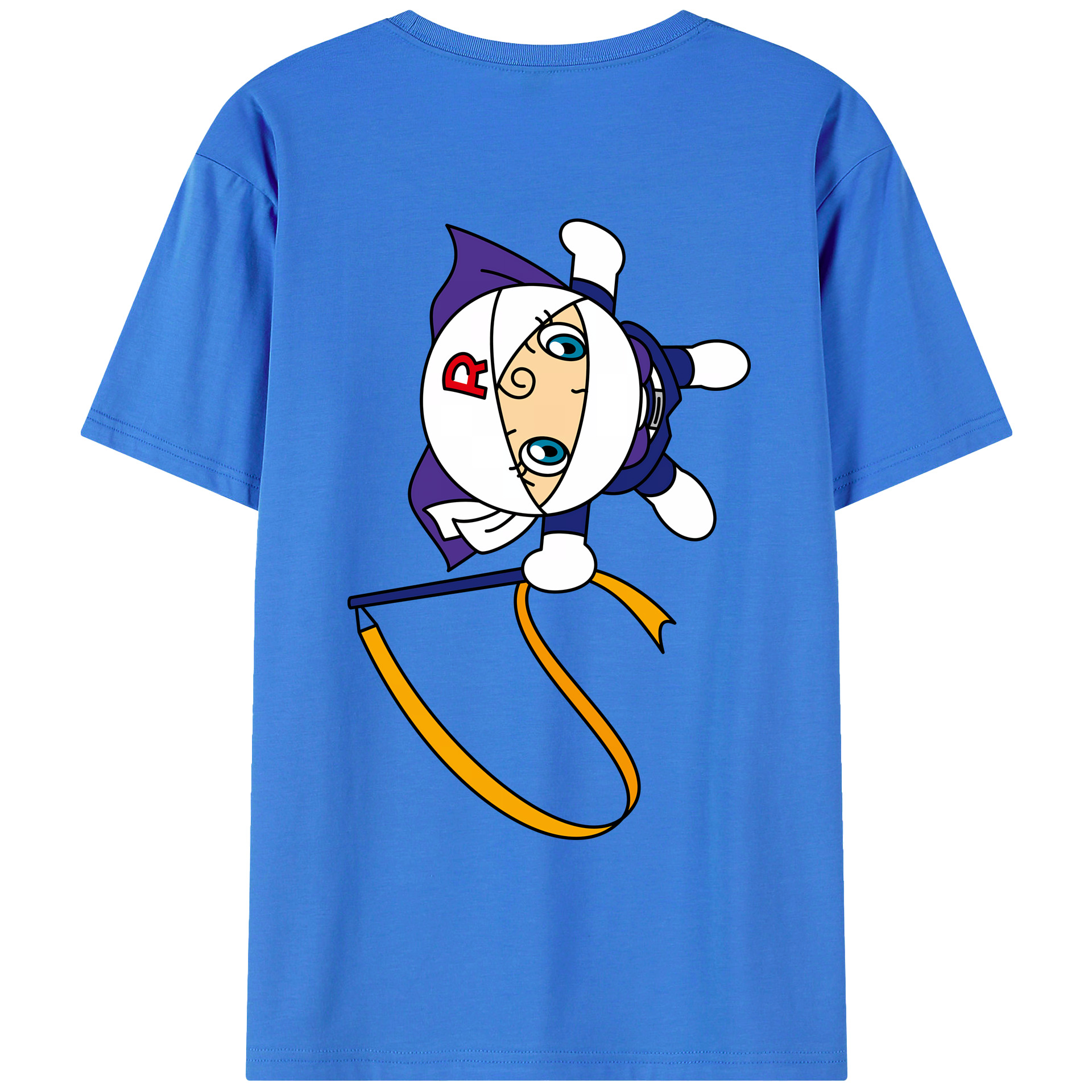 （画像用） アンパンマン Anpanman 綿100％ メンズ半袖Tシャツ（バックプリント） 通気性