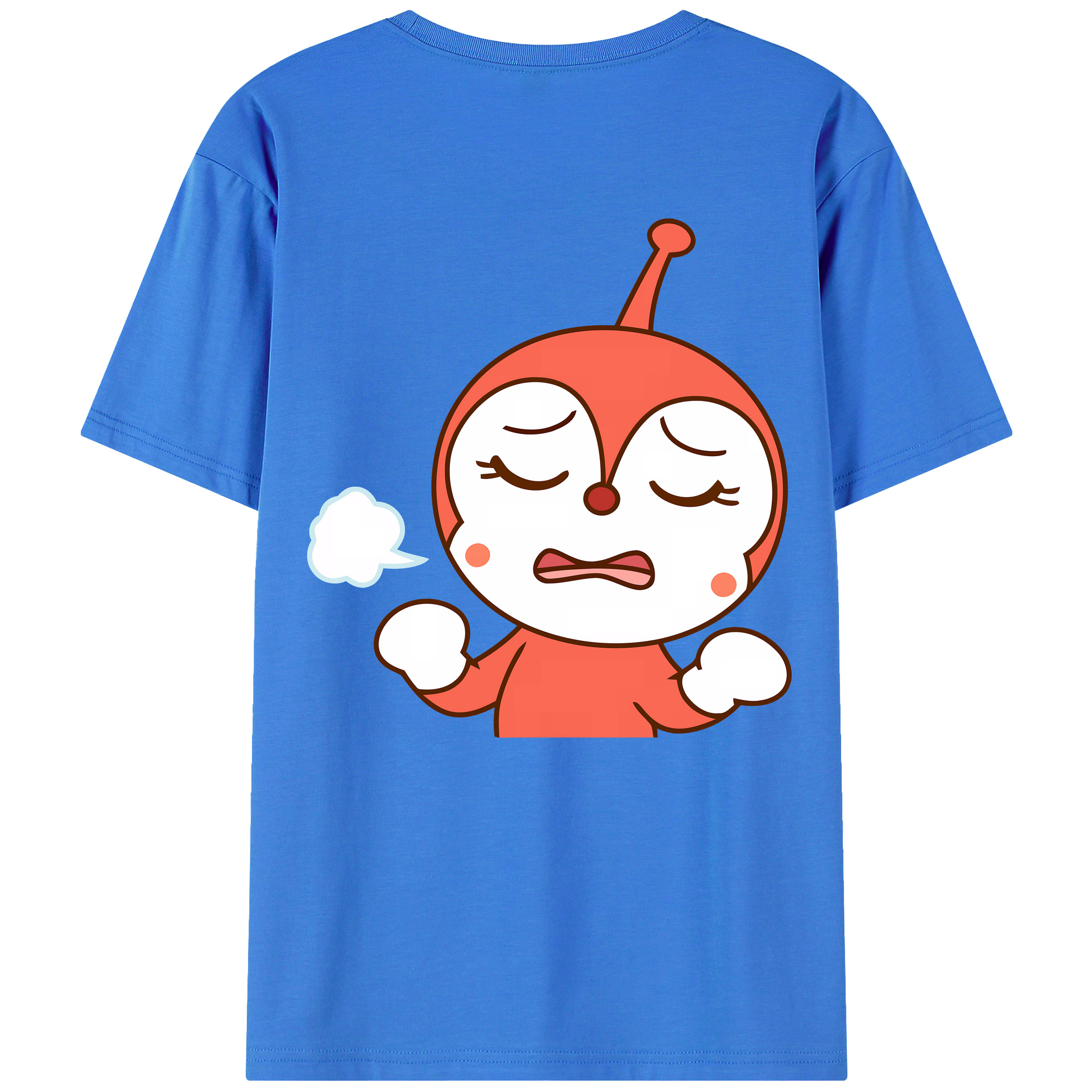 （画像用） アンパンマン Anpanman 綿100％ メンズ半袖Tシャツ（バックプリント） 通気性