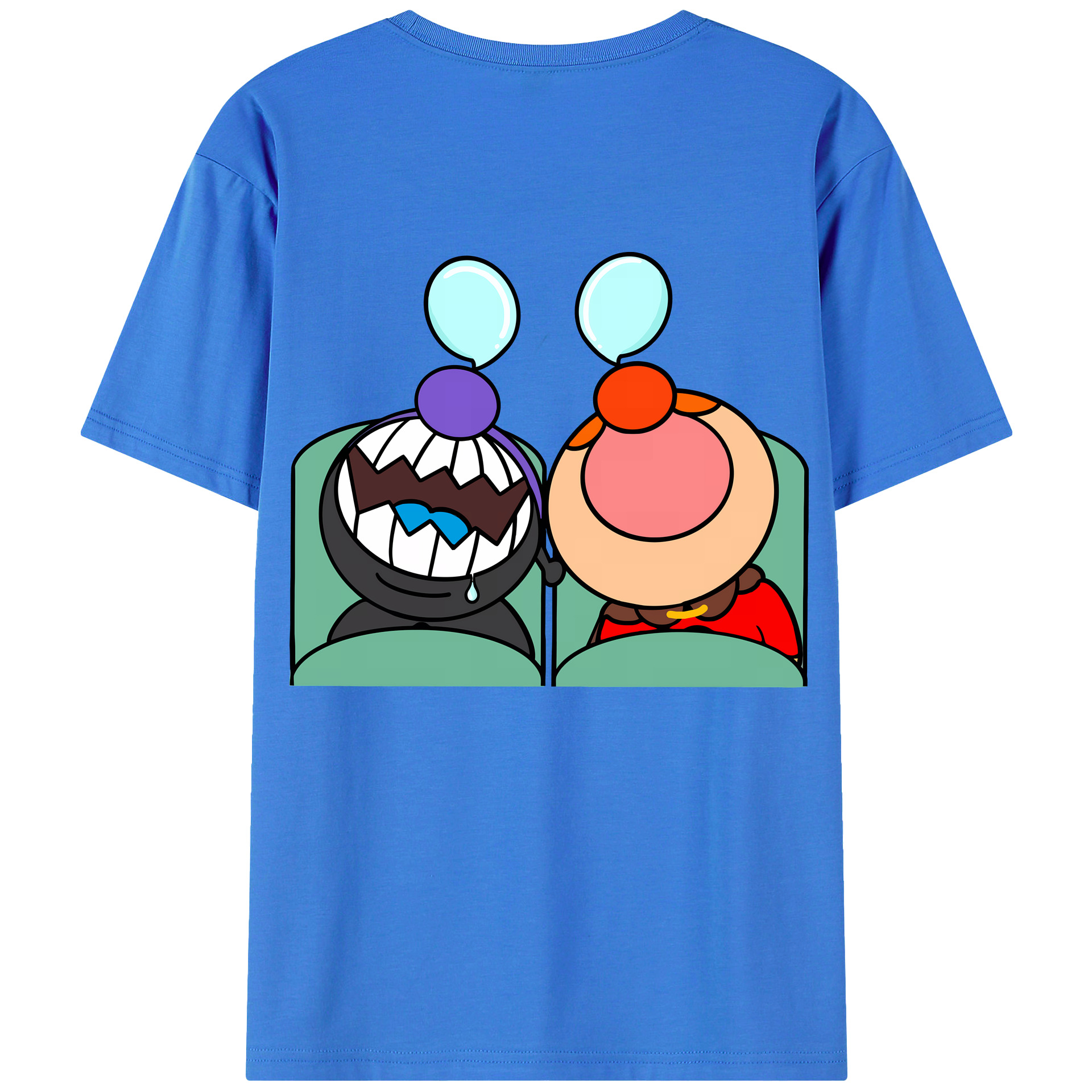 （画像用） アンパンマン Anpanman 綿100％ メンズ半袖Tシャツ（バックプリント） 通気性