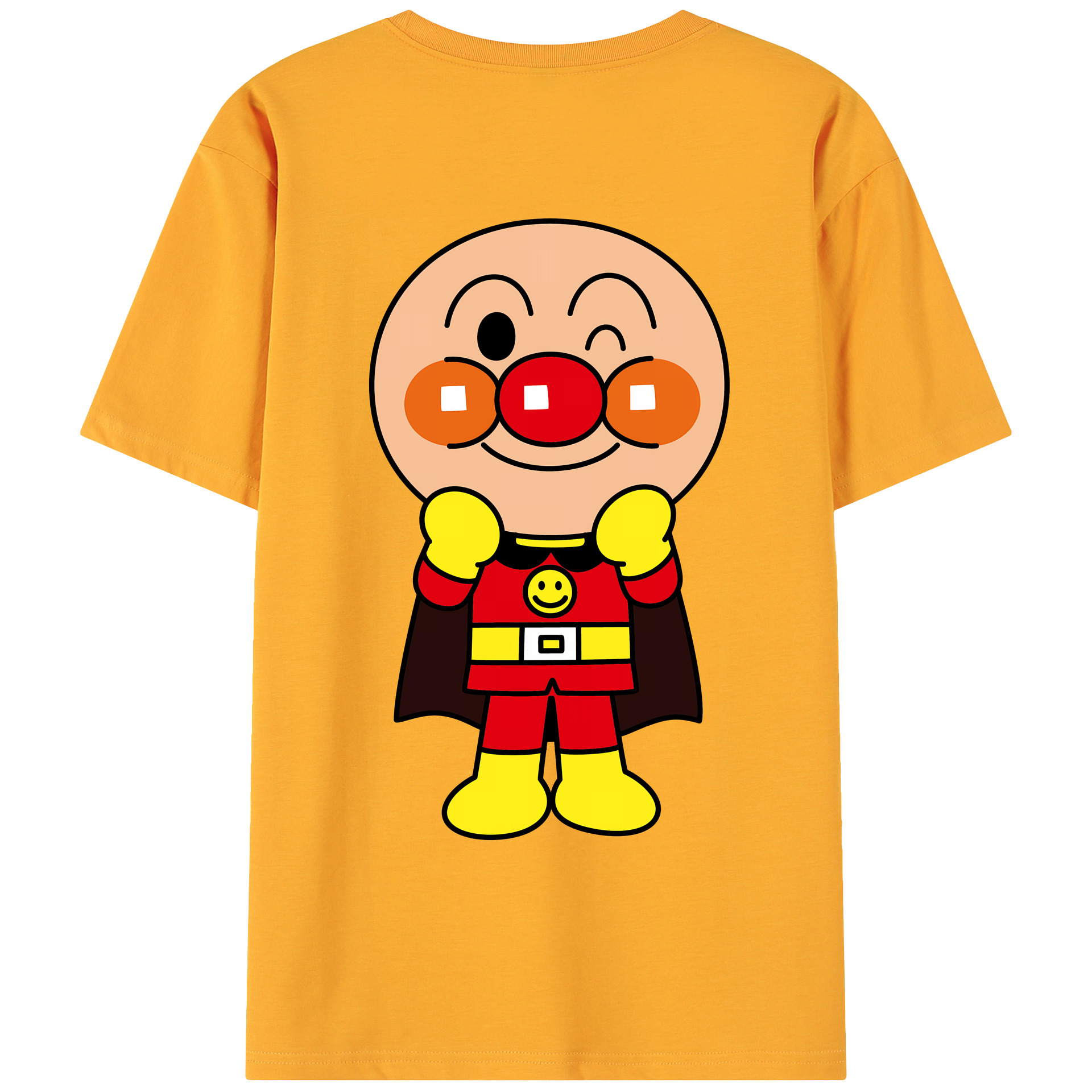 （画像用） アンパンマン Anpanman 綿100％ メンズ半袖Tシャツ（バックプリント） 通気性