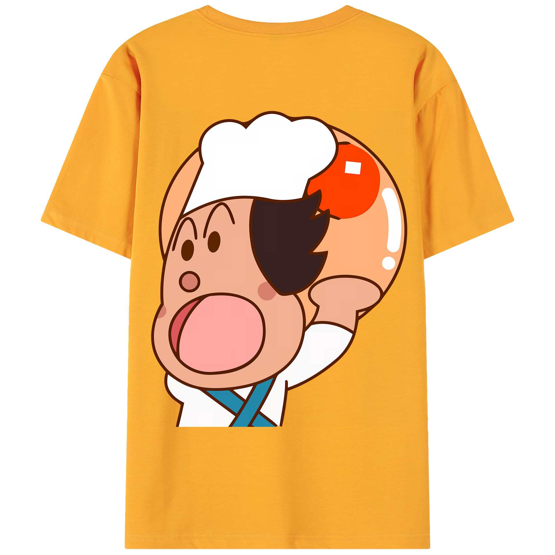 （画像用） アンパンマン Anpanman 綿100％ メンズ半袖Tシャツ（バックプリント） 通気性