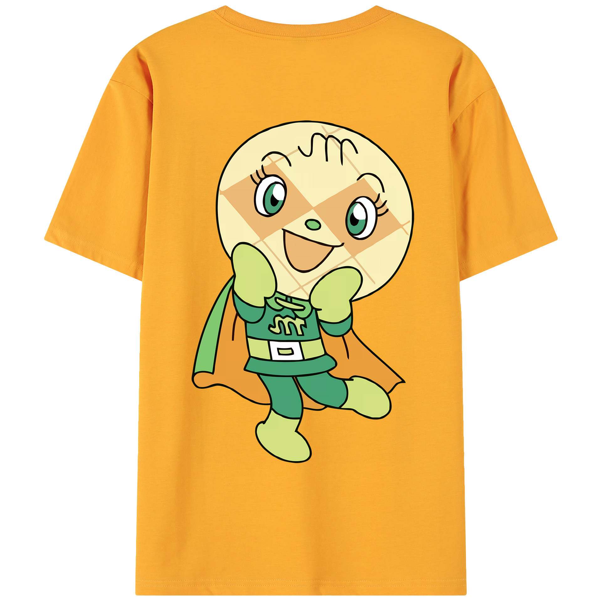 （画像用） アンパンマン Anpanman 綿100％ メンズ半袖Tシャツ（バックプリント） 通気性