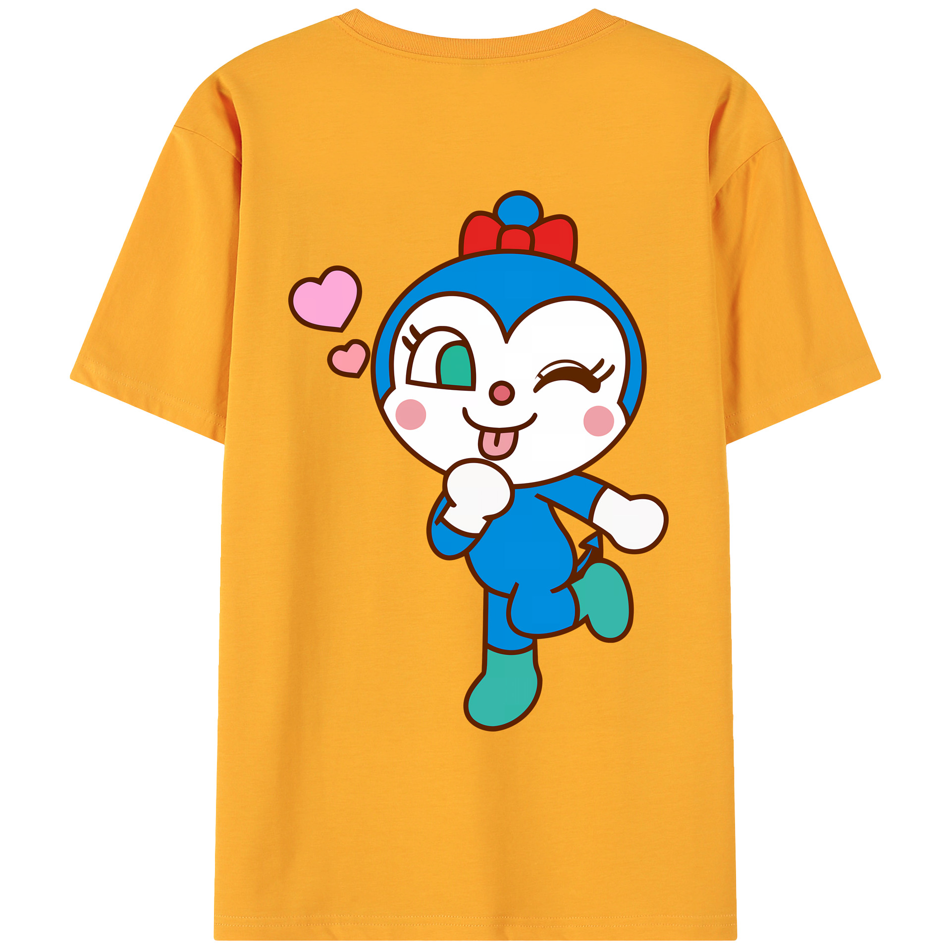 （画像用） アンパンマン Anpanman 綿100％ メンズ半袖Tシャツ（バックプリント） 通気性