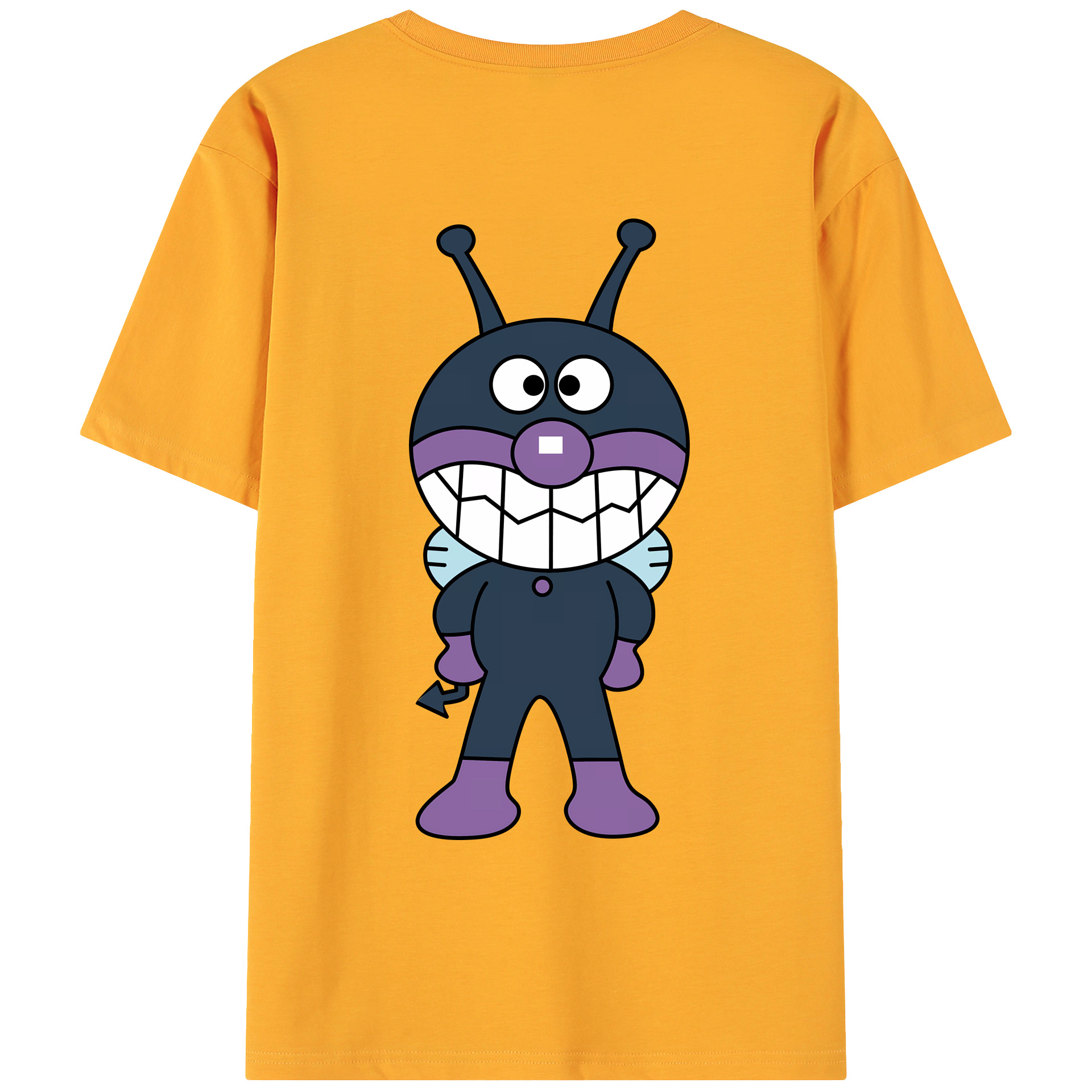（画像用） アンパンマン Anpanman 綿100％ メンズ半袖Tシャツ（バックプリント） 通気性