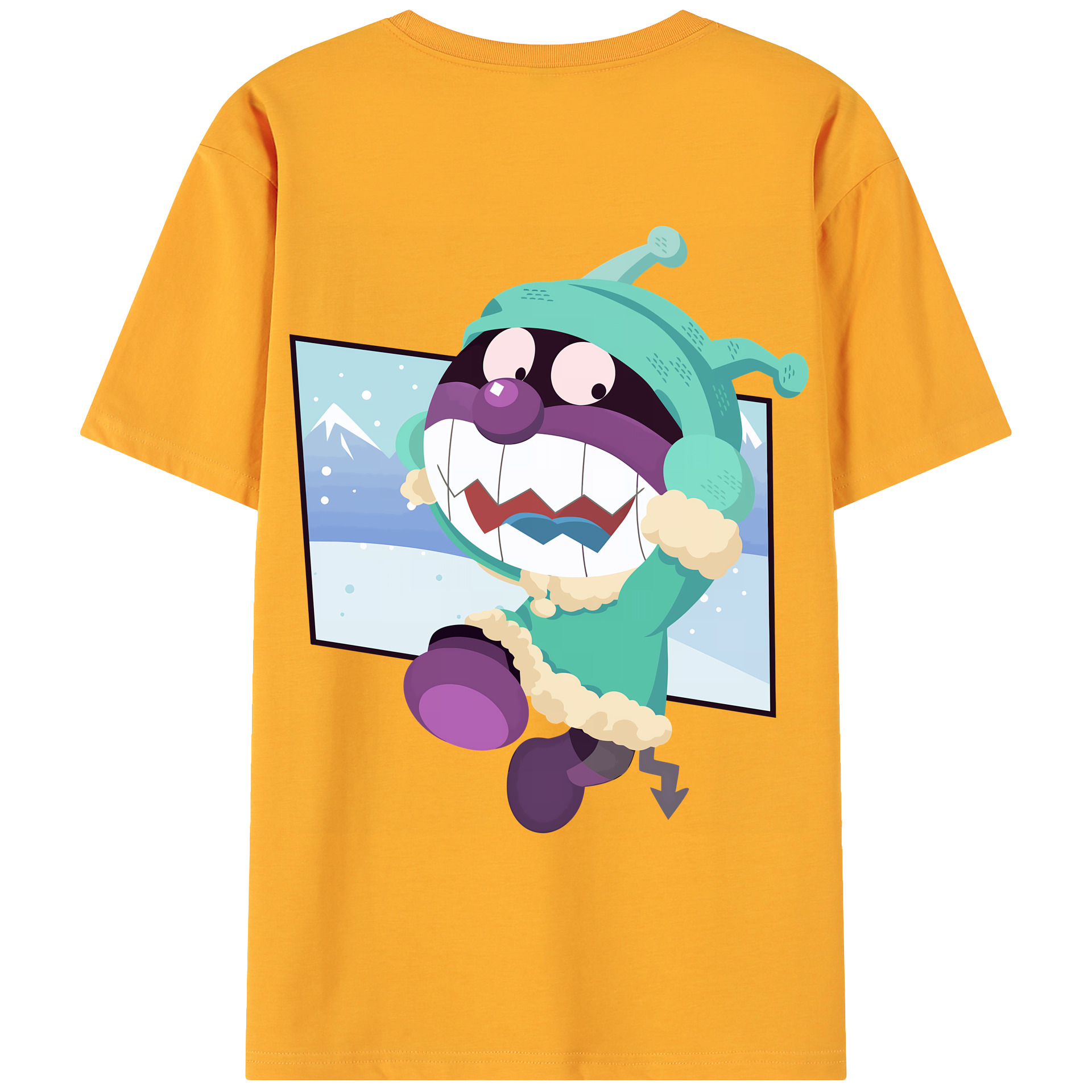 （画像用） アンパンマン Anpanman 綿100％ メンズ半袖Tシャツ（バックプリント） 通気性