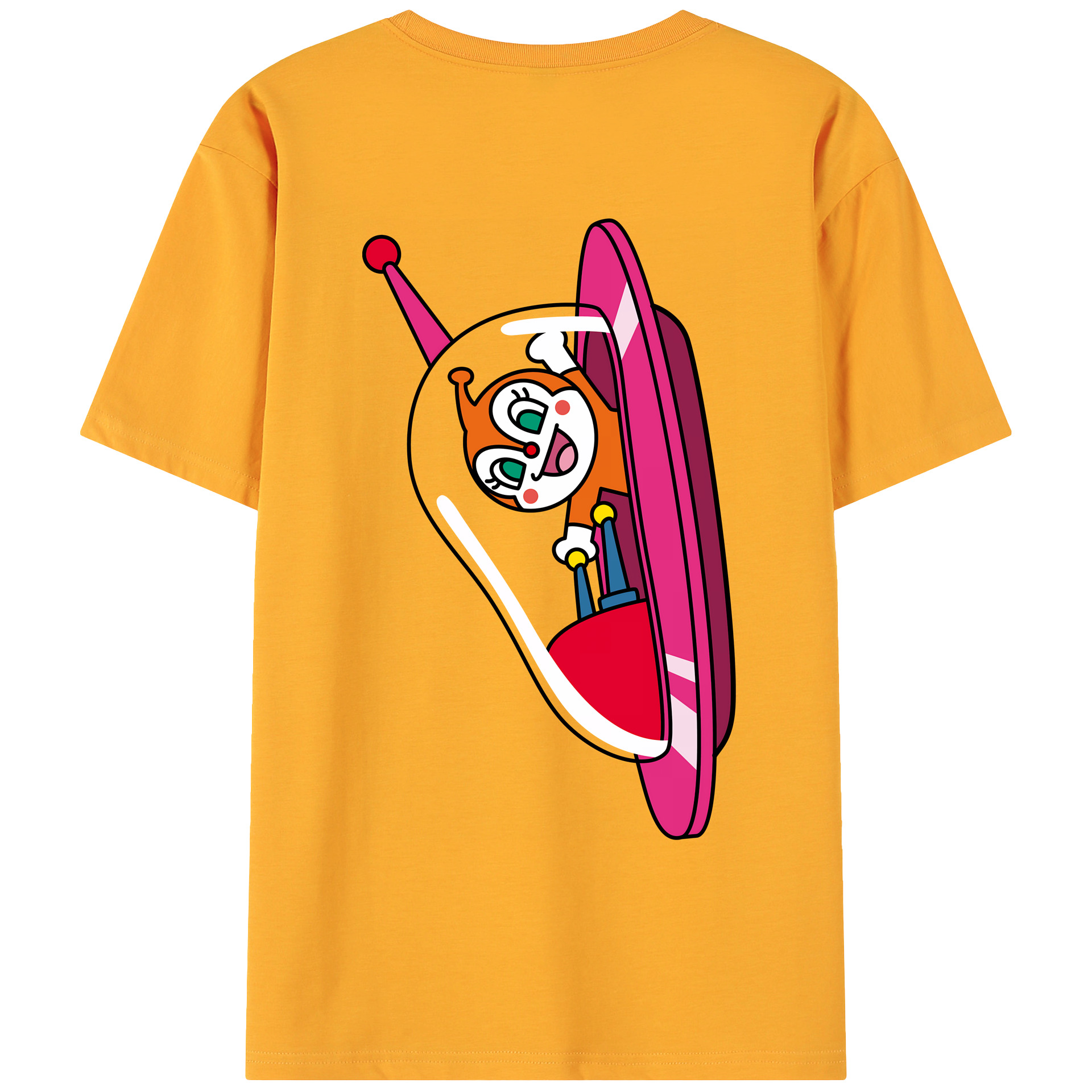 （画像用） アンパンマン Anpanman 綿100％ メンズ半袖Tシャツ（バックプリント） 通気性