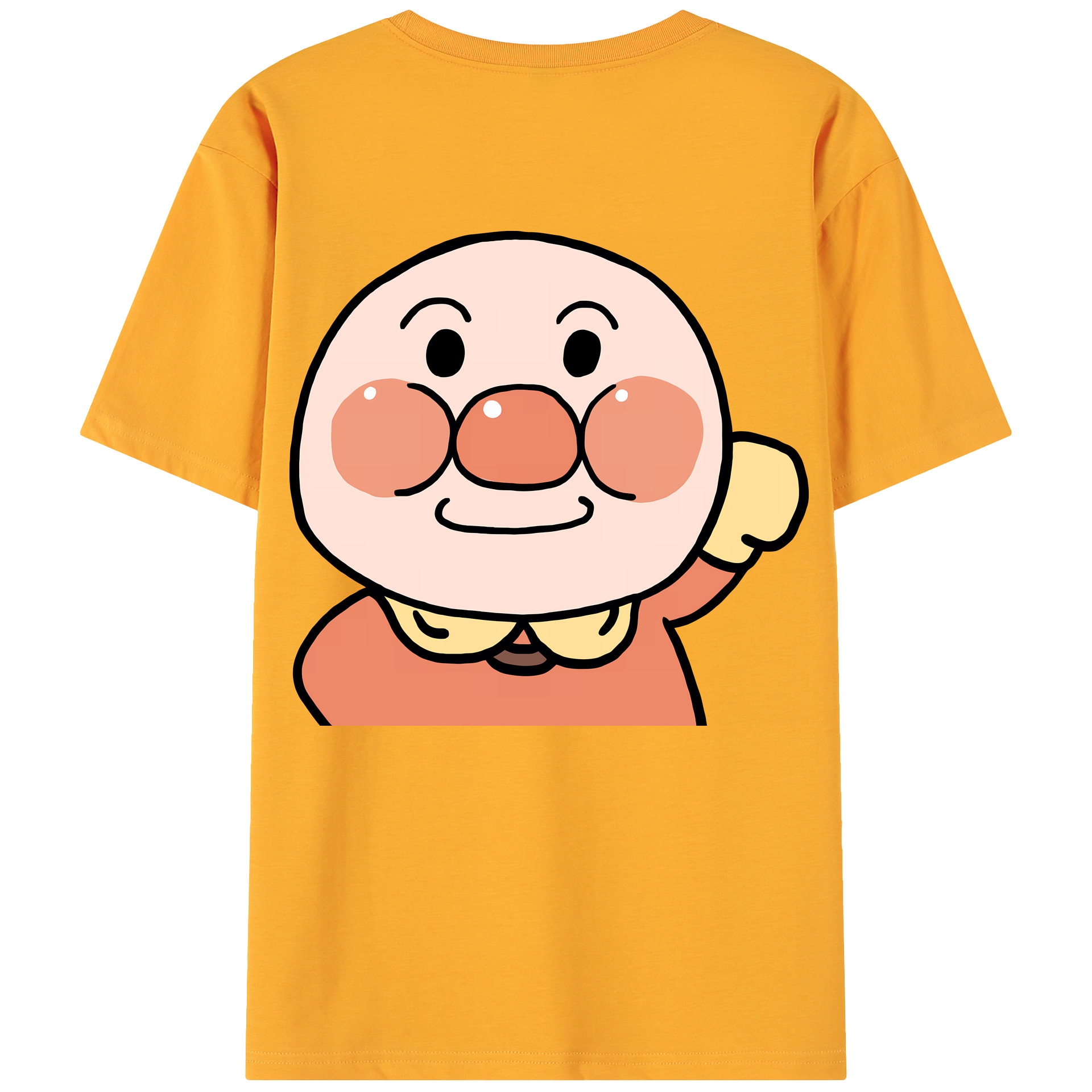 （画像用） アンパンマン Anpanman 綿100％ メンズ半袖Tシャツ（バックプリント） 通気性