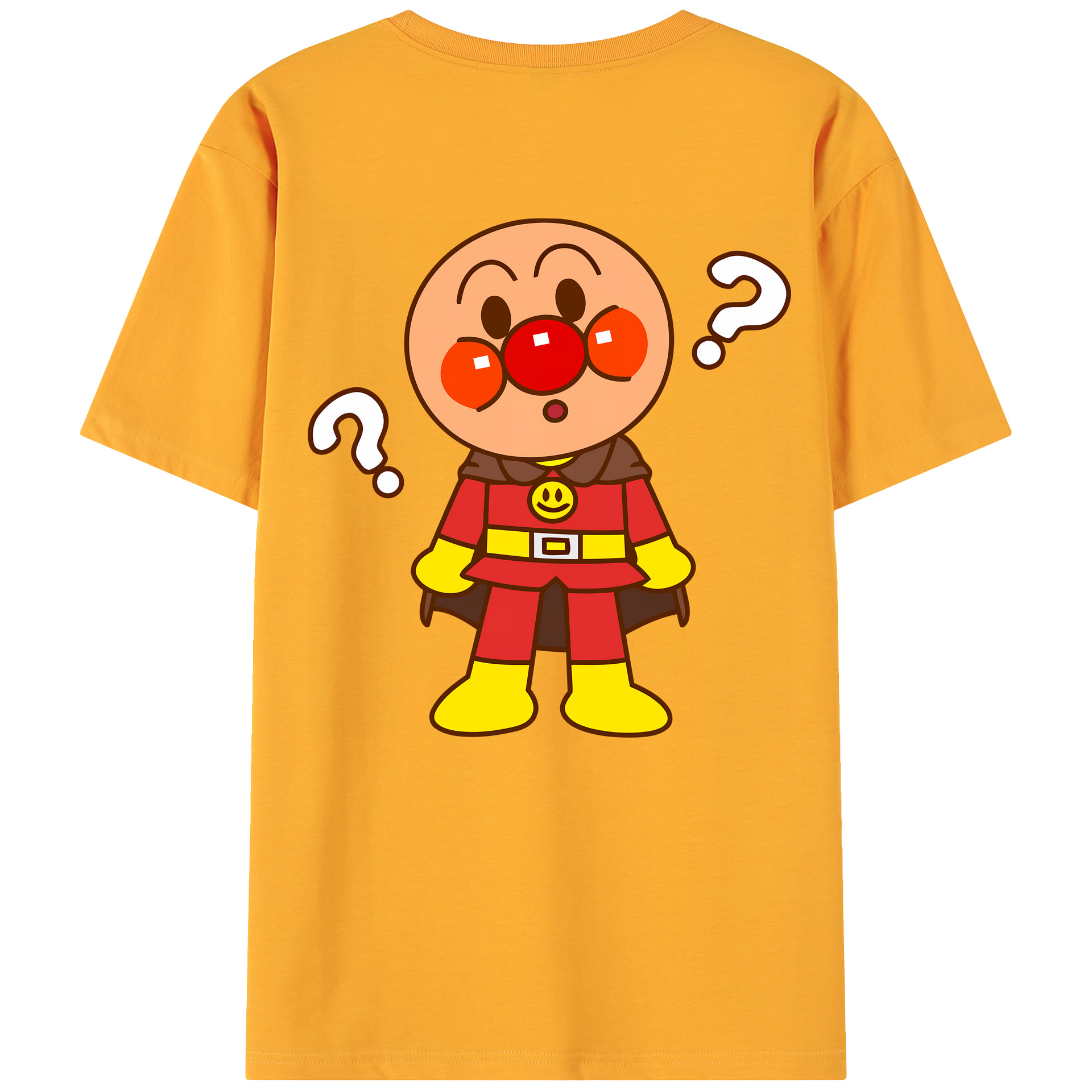 （画像用） アンパンマン Anpanman 綿100％ メンズ半袖Tシャツ（バックプリント） 通気性