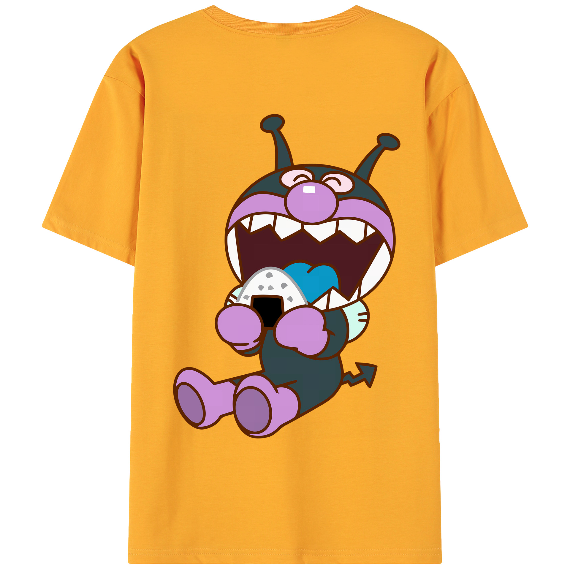 （画像用） アンパンマン Anpanman 綿100％ メンズ半袖Tシャツ（バックプリント） 通気性