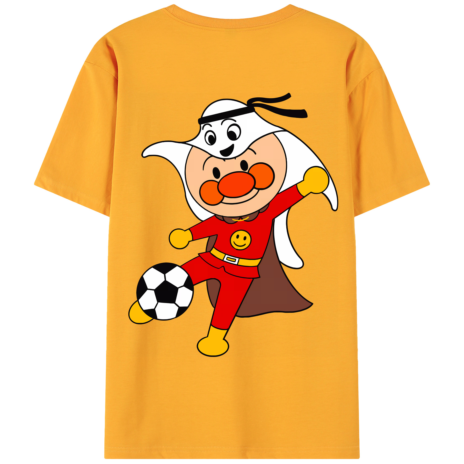 （画像用） アンパンマン Anpanman 綿100％ メンズ半袖Tシャツ（バックプリント） 通気性
