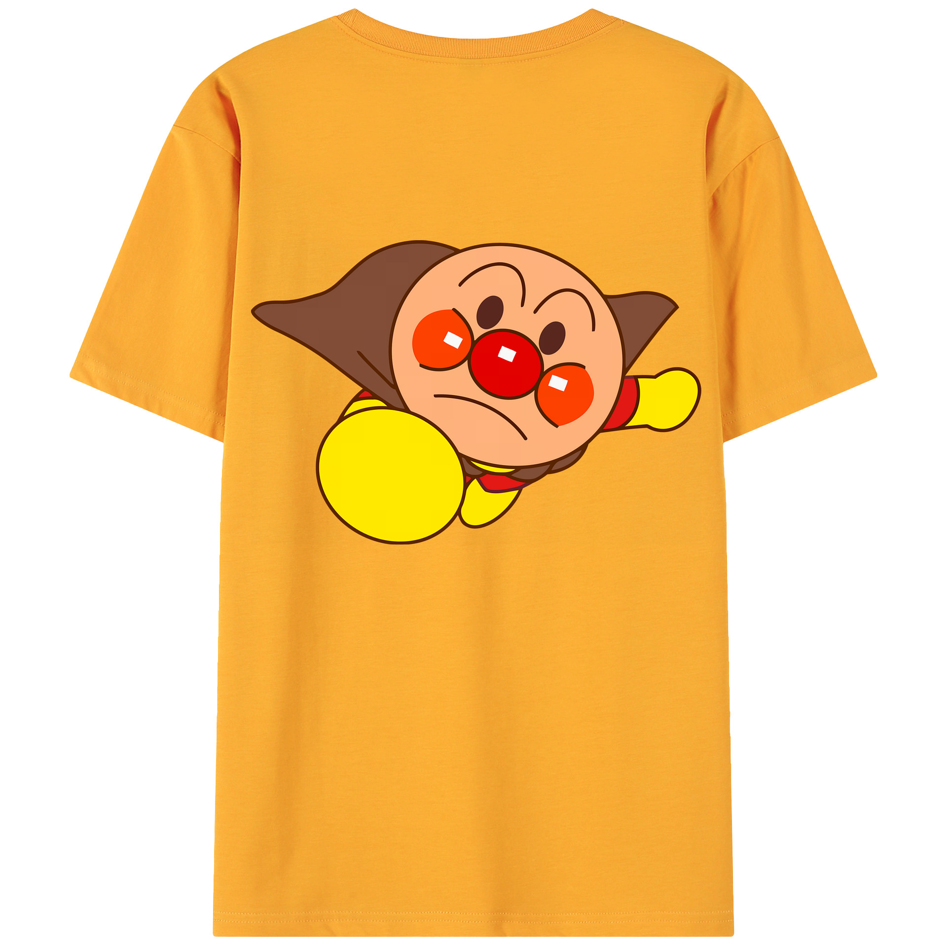 （画像用） アンパンマン Anpanman 綿100％ メンズ半袖Tシャツ（バックプリント） 通気性
