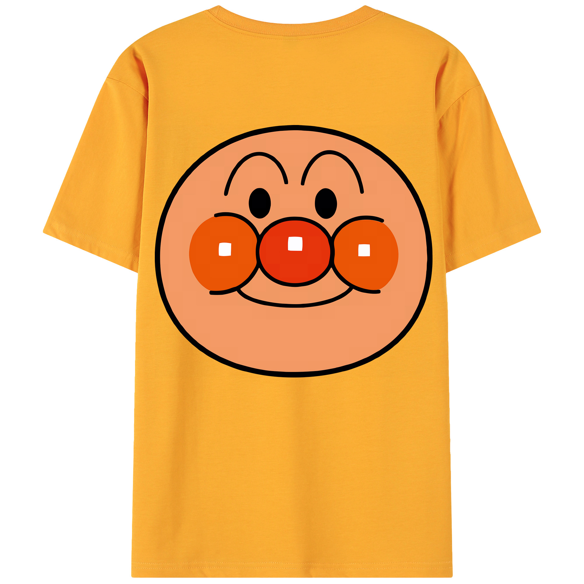 （画像用） アンパンマン Anpanman 綿100％ メンズ半袖Tシャツ（バックプリント） 通気性