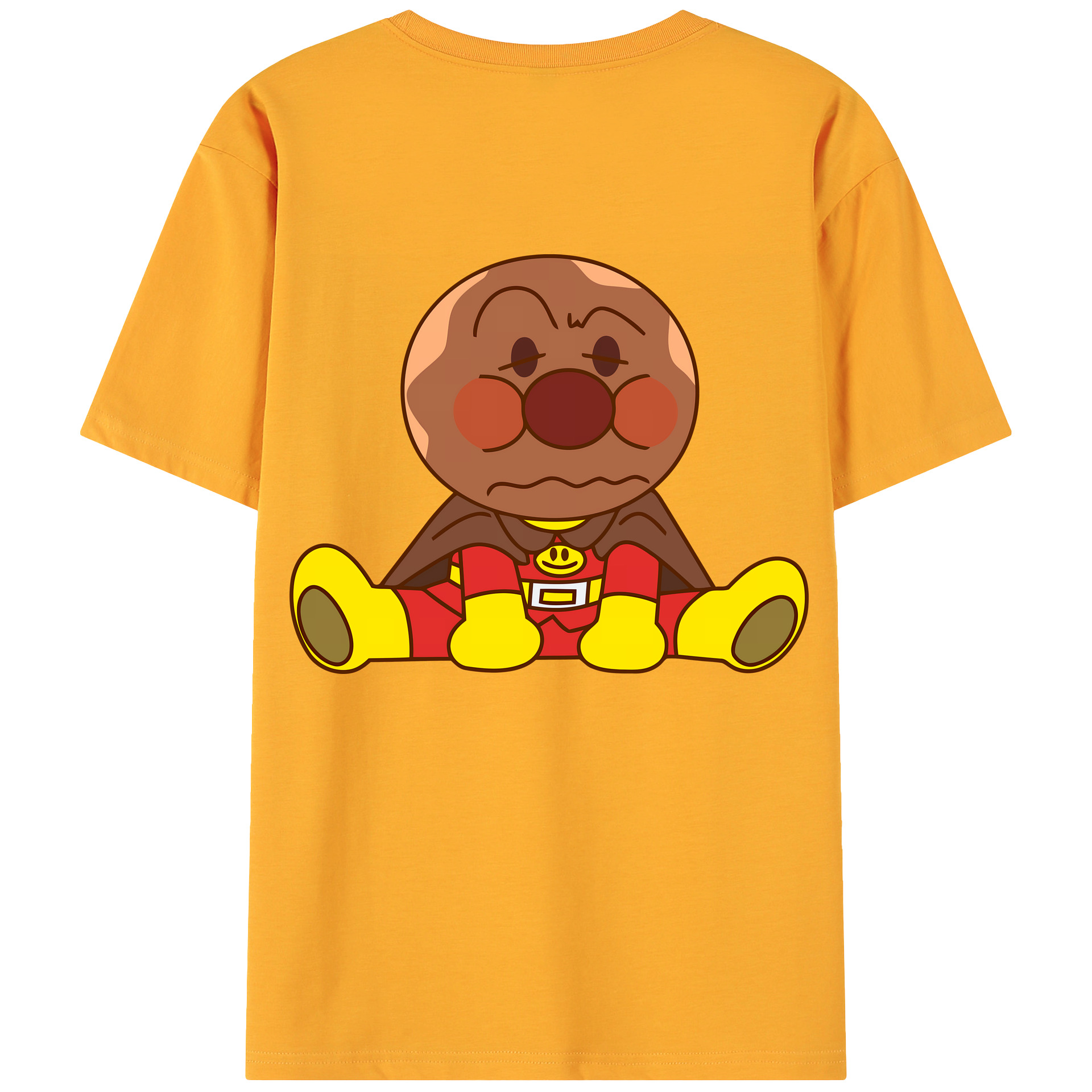 （画像用） アンパンマン Anpanman 綿100％ メンズ半袖Tシャツ（バックプリント） 通気性
