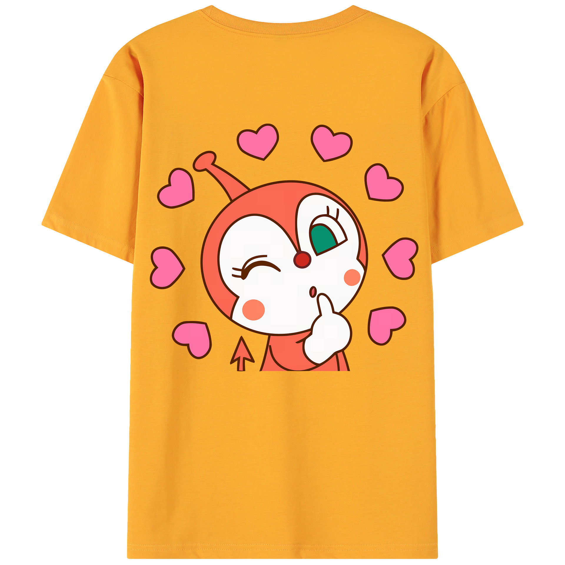 （画像用） アンパンマン Anpanman 綿100％ メンズ半袖Tシャツ（バックプリント） 通気性