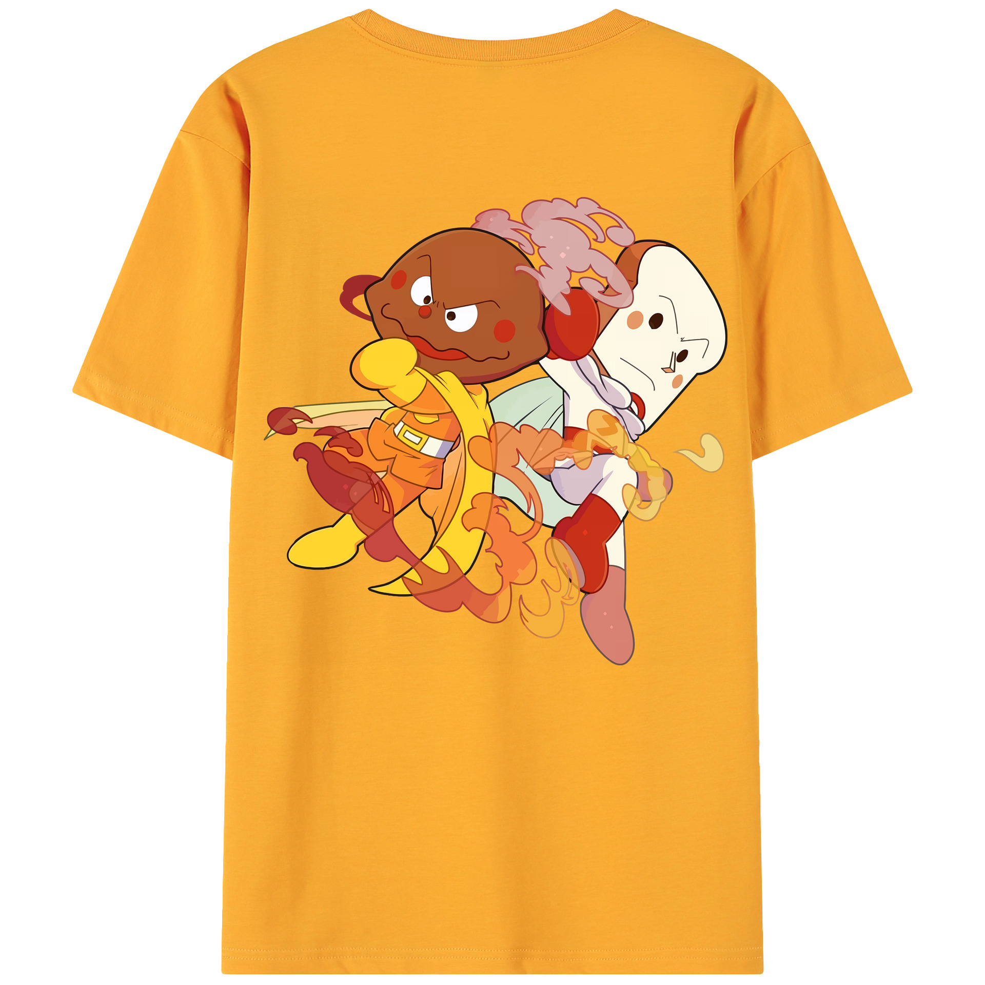 （画像用） アンパンマン Anpanman 綿100％ メンズ半袖Tシャツ（バックプリント） 通気性