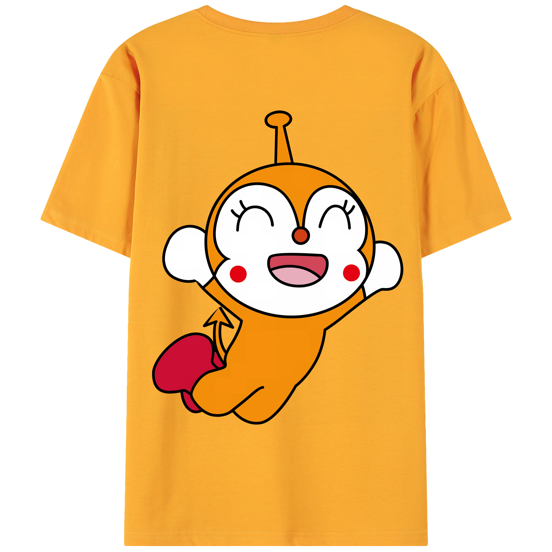 （画像用） アンパンマン Anpanman 綿100％ メンズ半袖Tシャツ（バックプリント） 通気性
