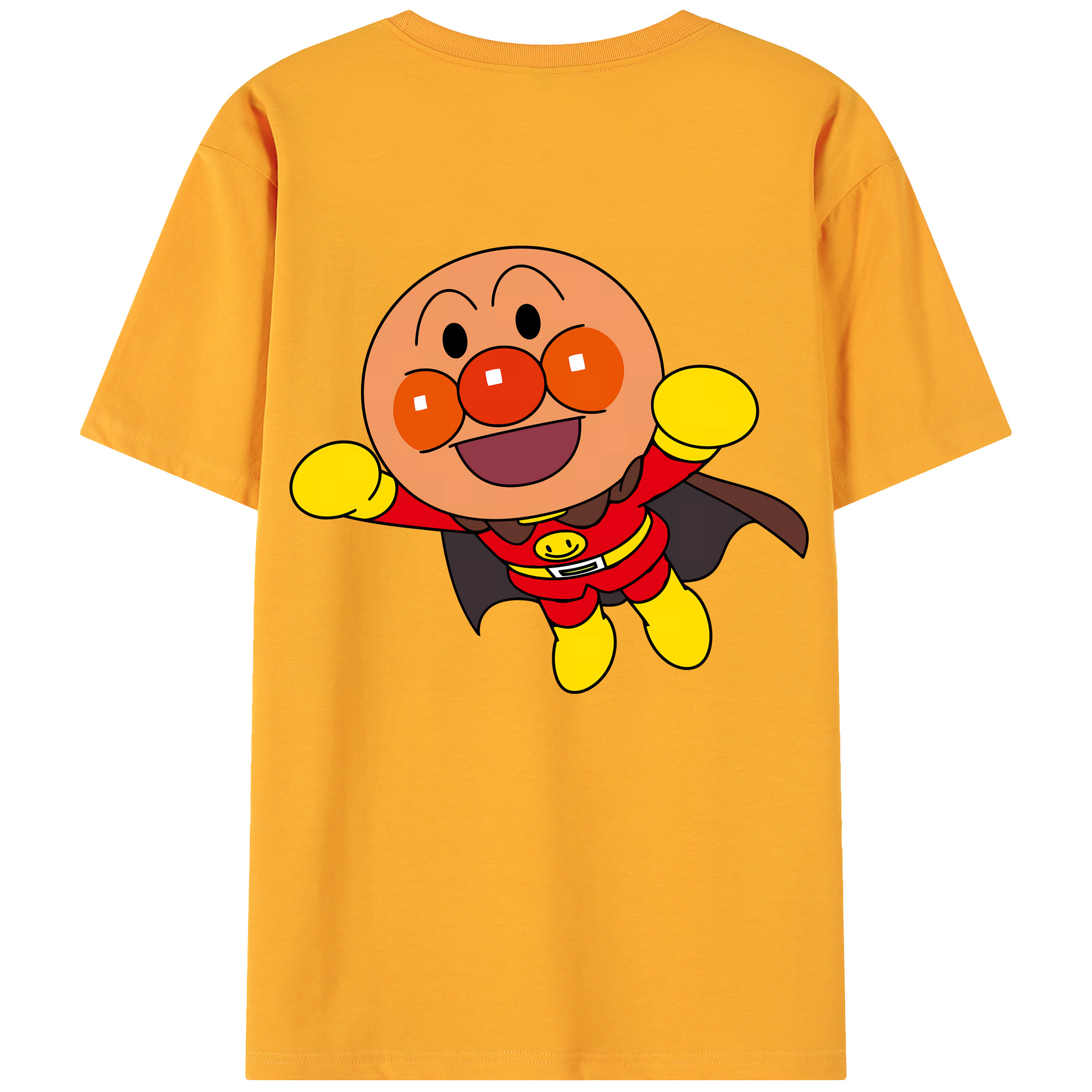 （画像用） アンパンマン Anpanman 綿100％ メンズ半袖Tシャツ（バックプリント） 通気性