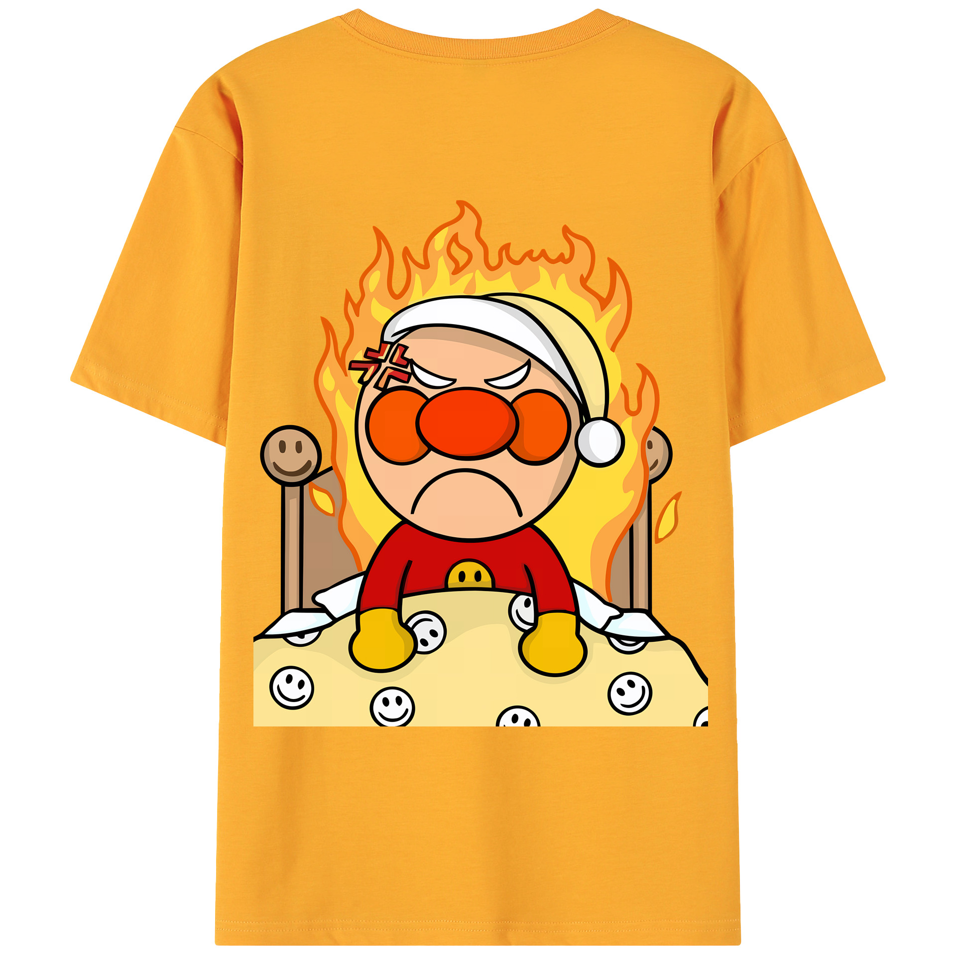 （画像用） アンパンマン Anpanman 綿100％ メンズ半袖Tシャツ（バックプリント） 通気性