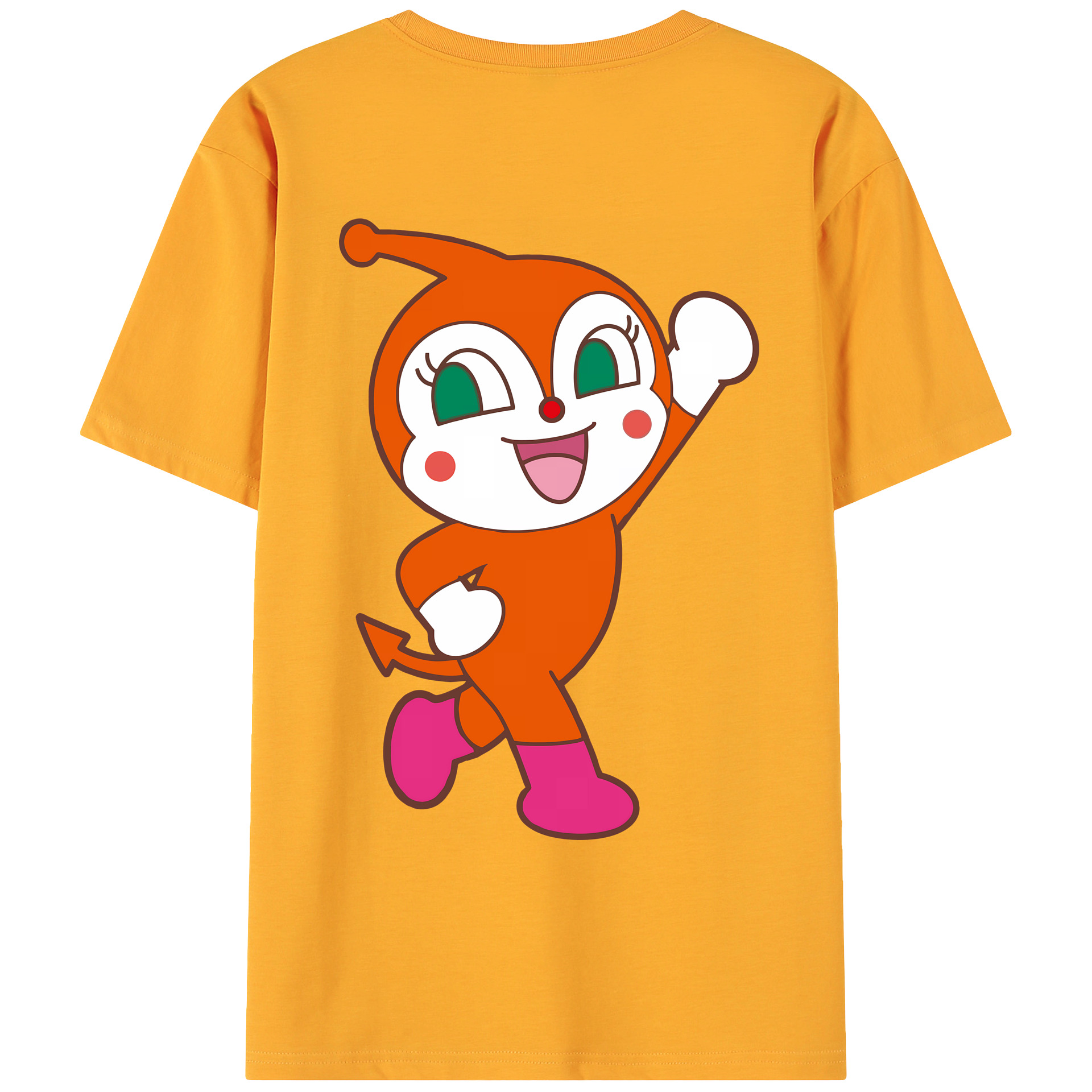 （画像用） アンパンマン Anpanman 綿100％ メンズ半袖Tシャツ（バックプリント） 通気性